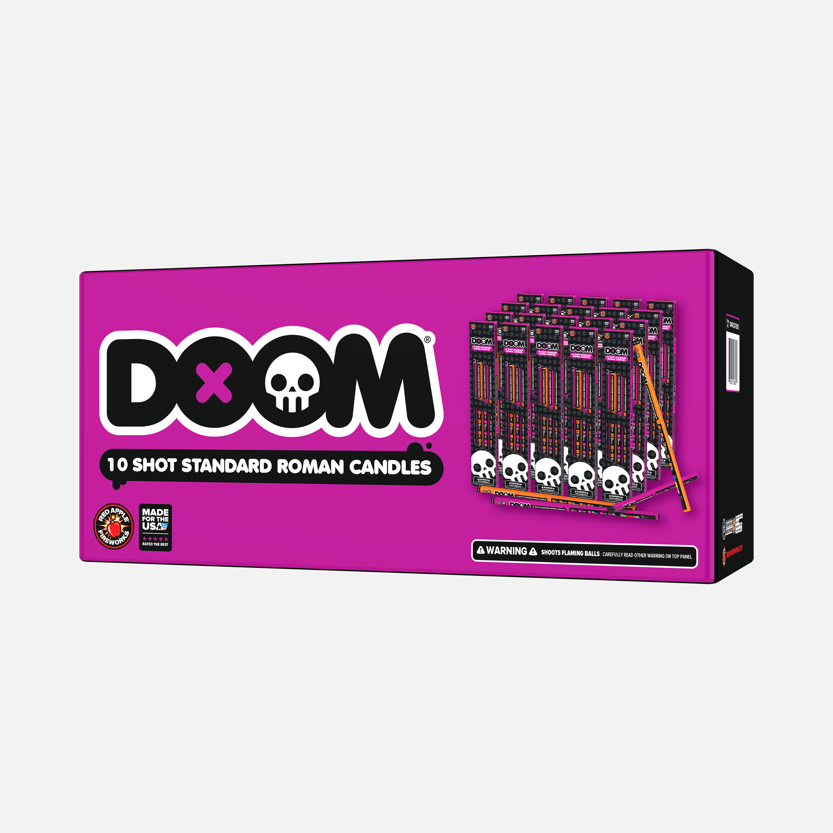 DOOM® 10 Shots Standard Roman Candles