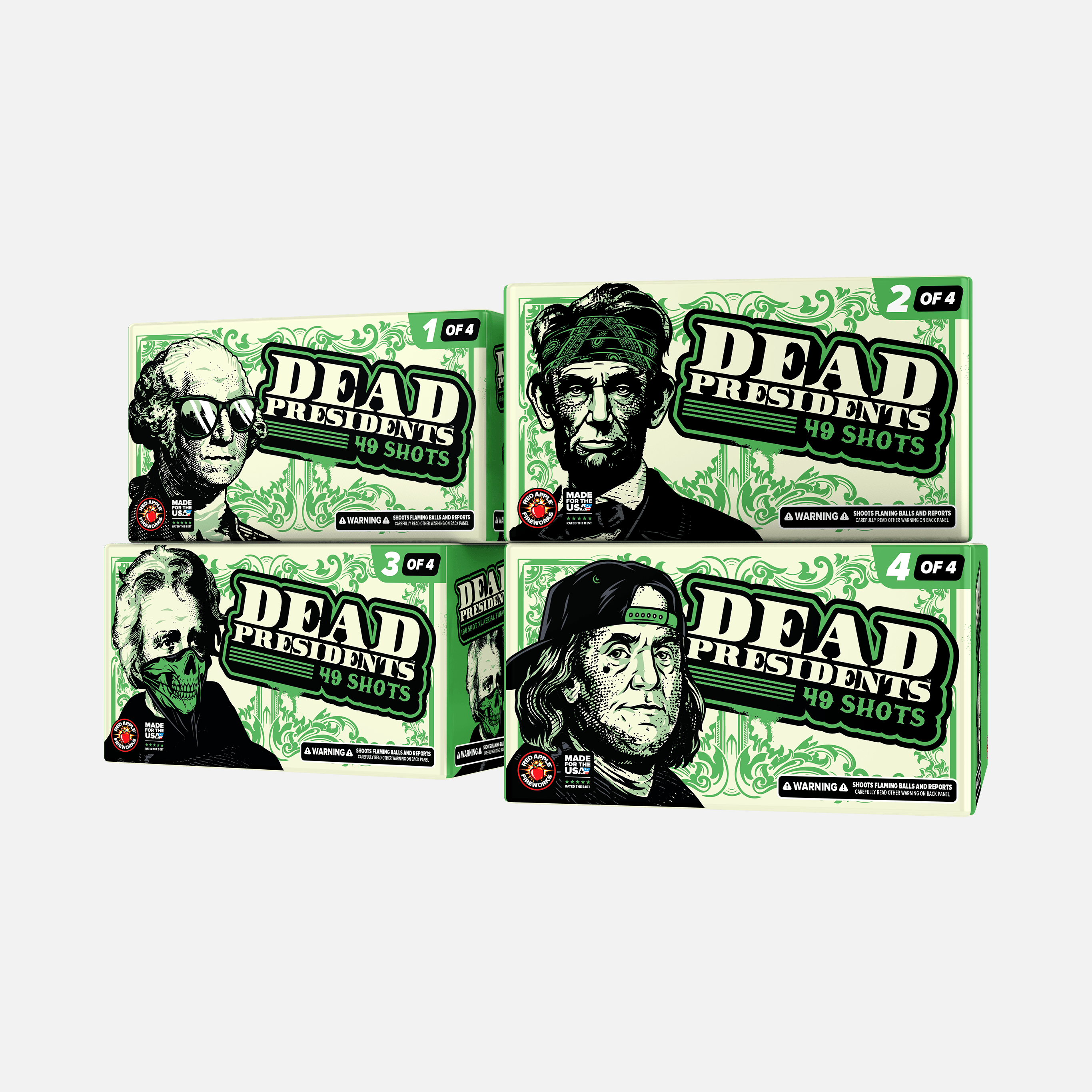 Dead Presidents™ 196 Shot XL® Aerial Finale Set®