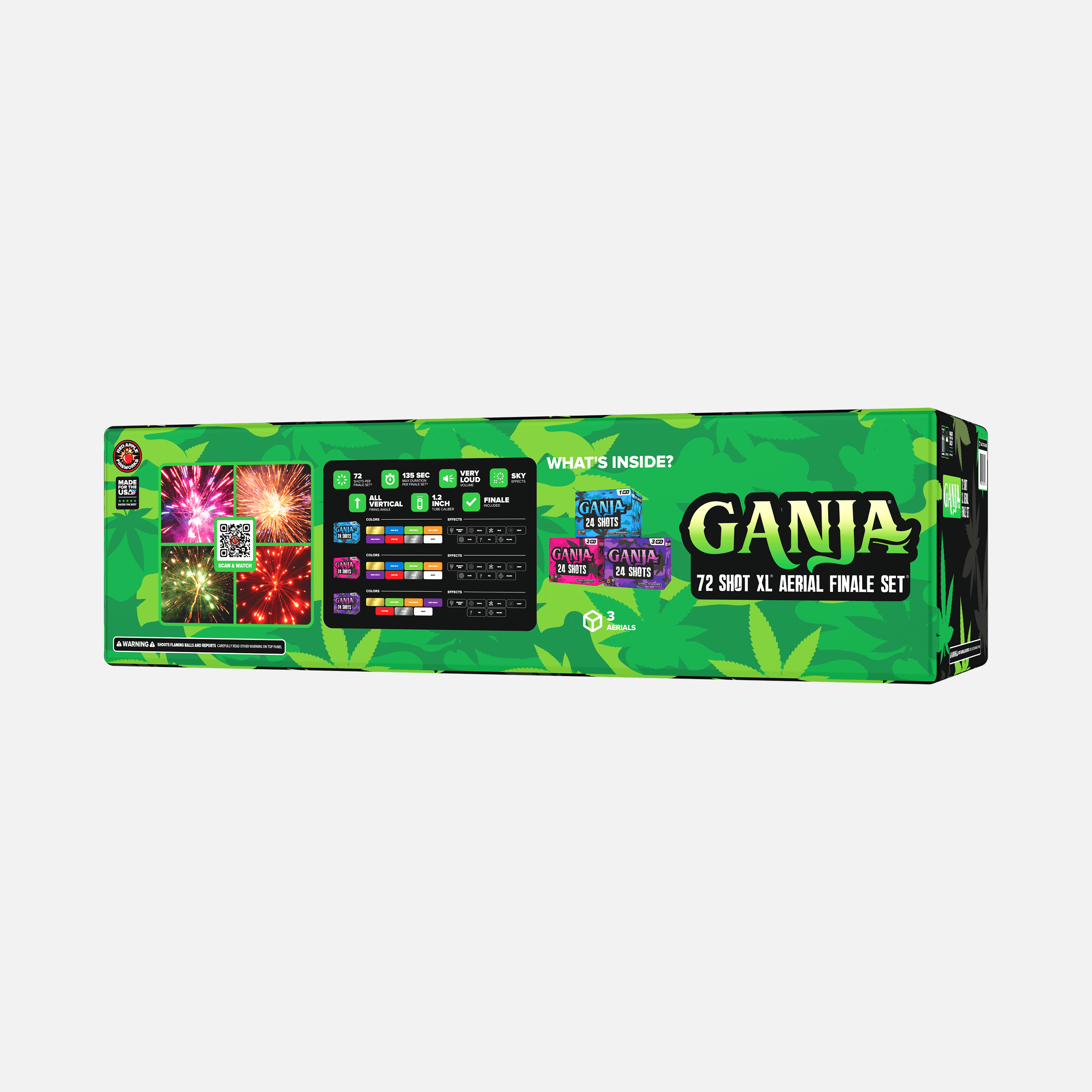 Ganja® 72 Shot XL® Aerial Finale Set®