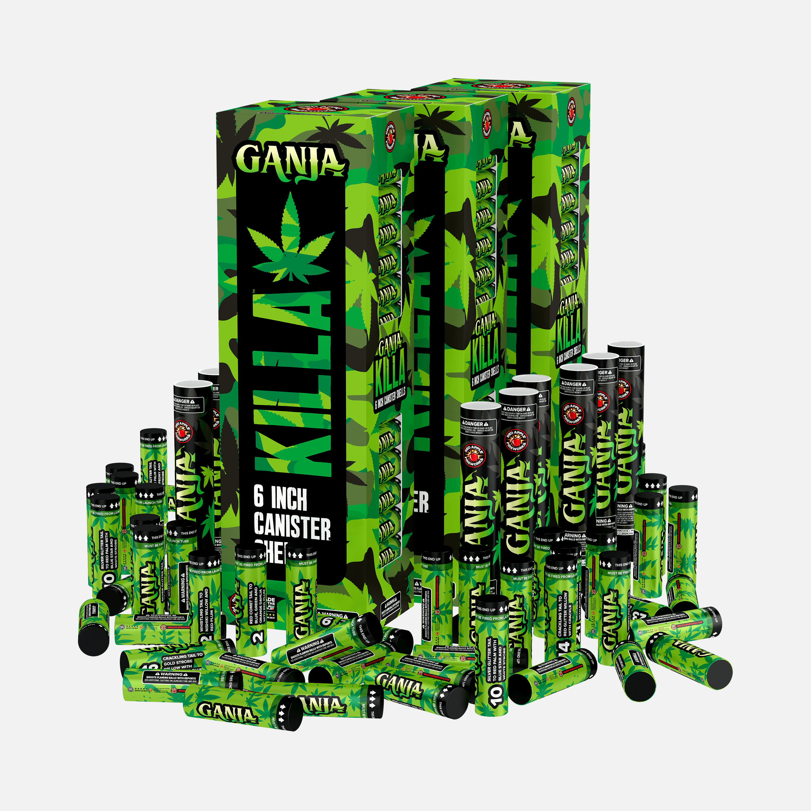 COLOR-CHANGING Chroma® + Ganja® Killa 6 Inch Canister Shells