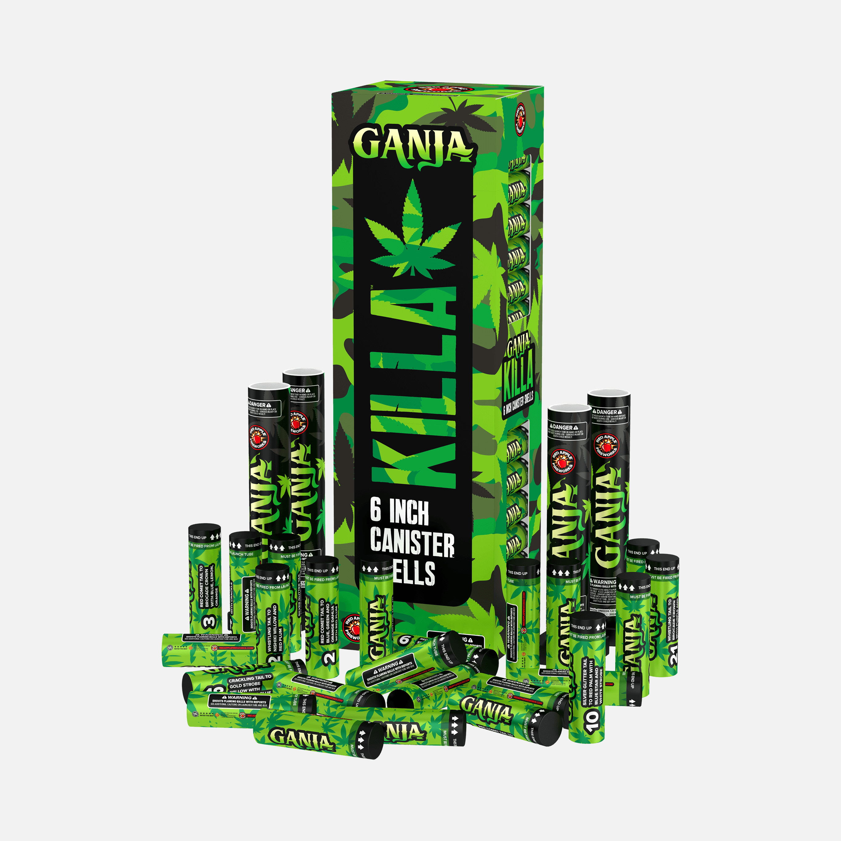 こあら　ジーベン90缶セット Shop Ganja® Killa 6 Inch Canister Shells Online