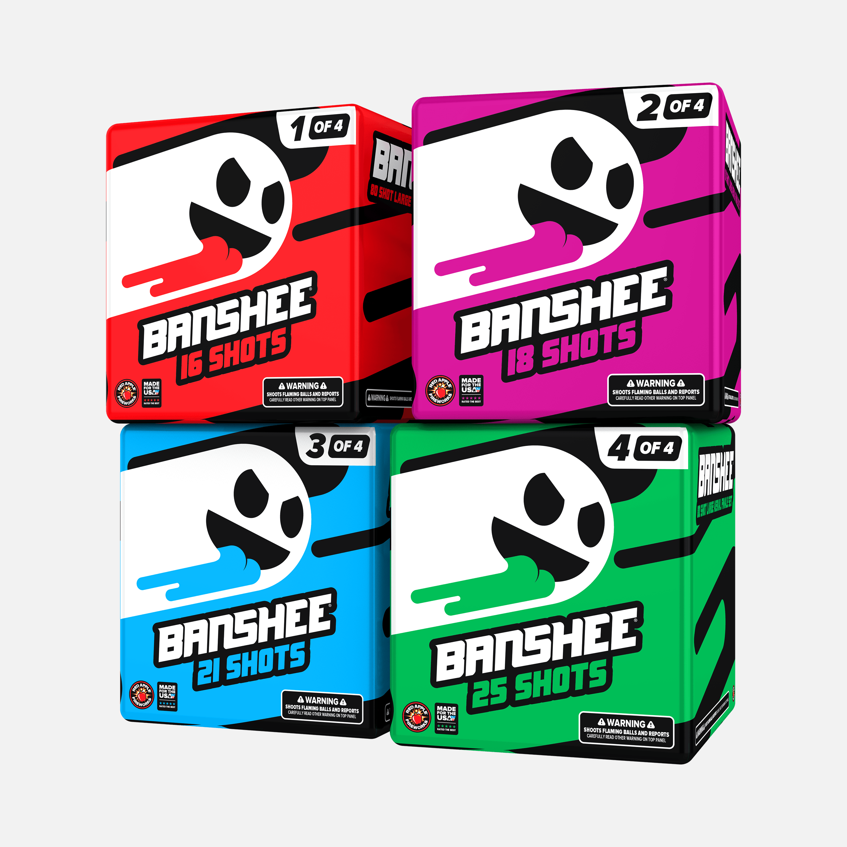 BANSHEE™ 80 Shot Large Aerial Finale Set®