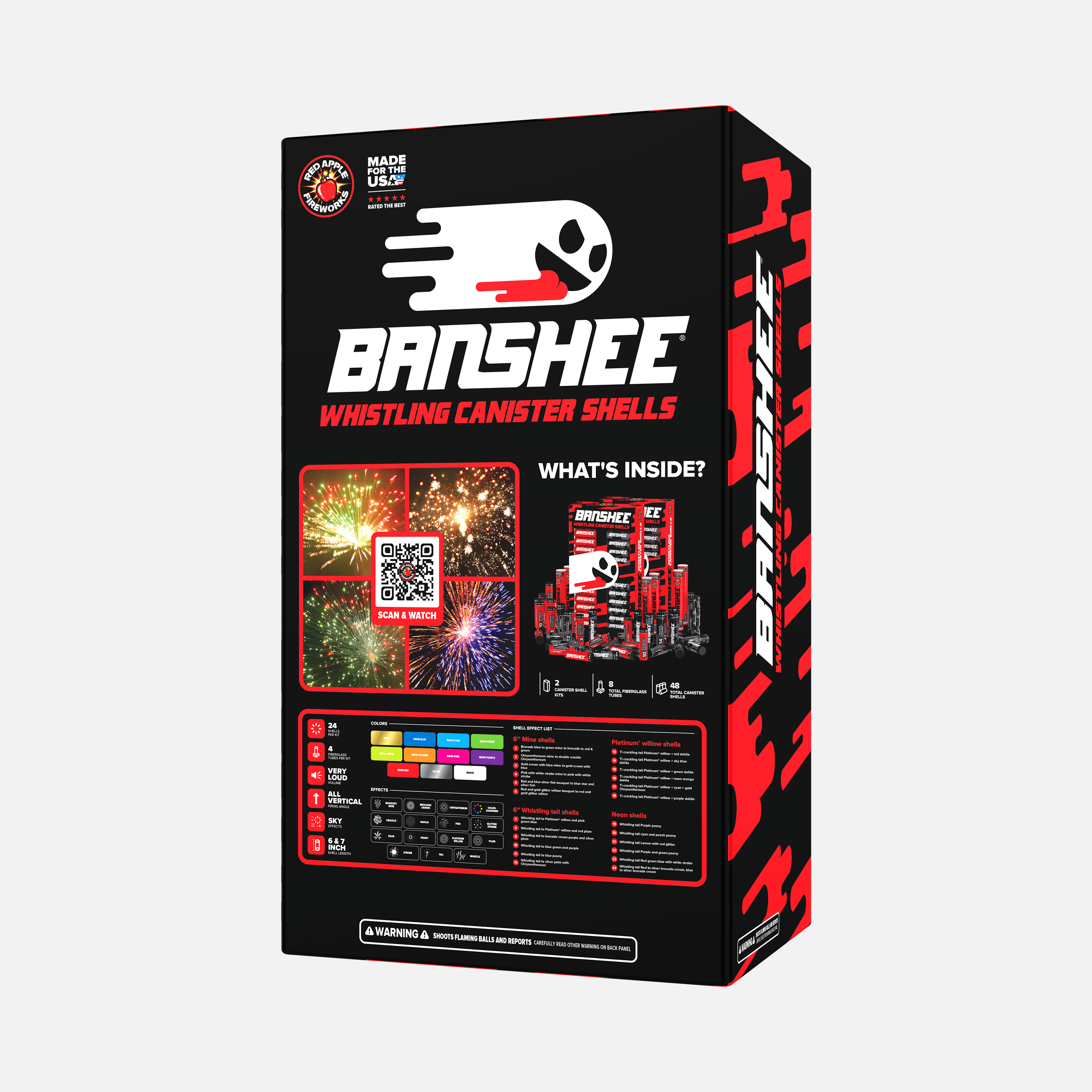 Banshee® Whistling Canister Shells