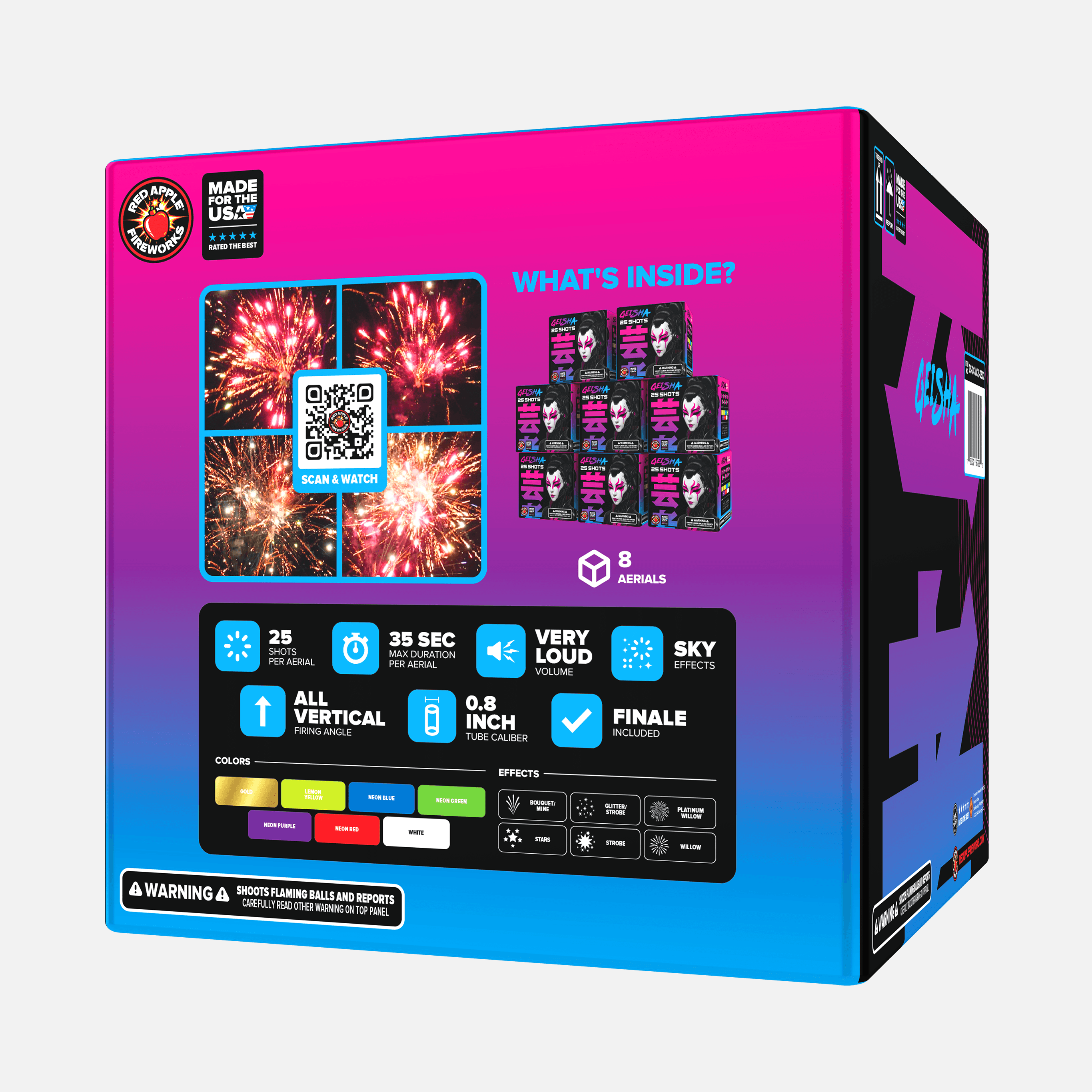 Geisha® 25 Shots Standard Aerials