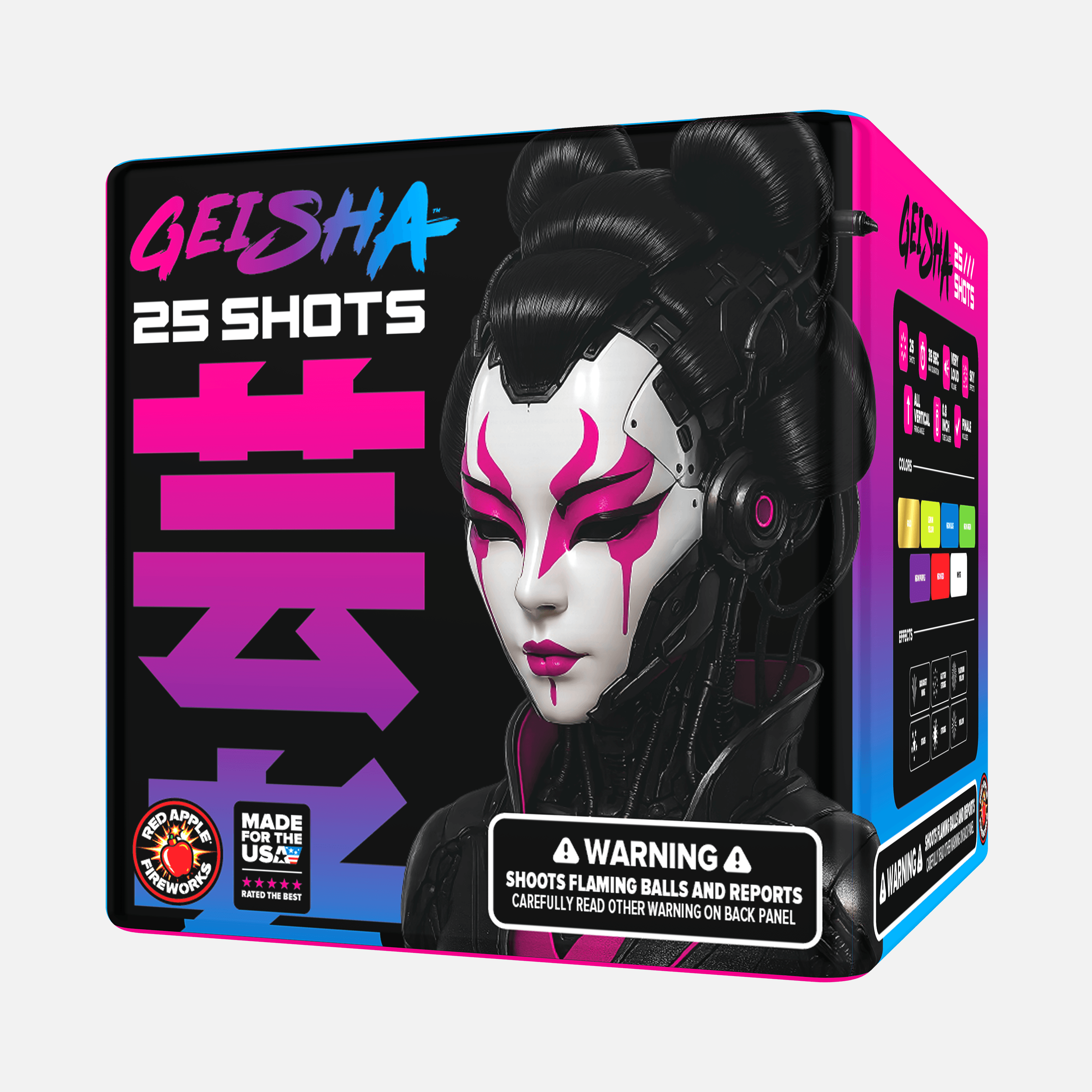 Geisha® 25 Shots Standard Aerials