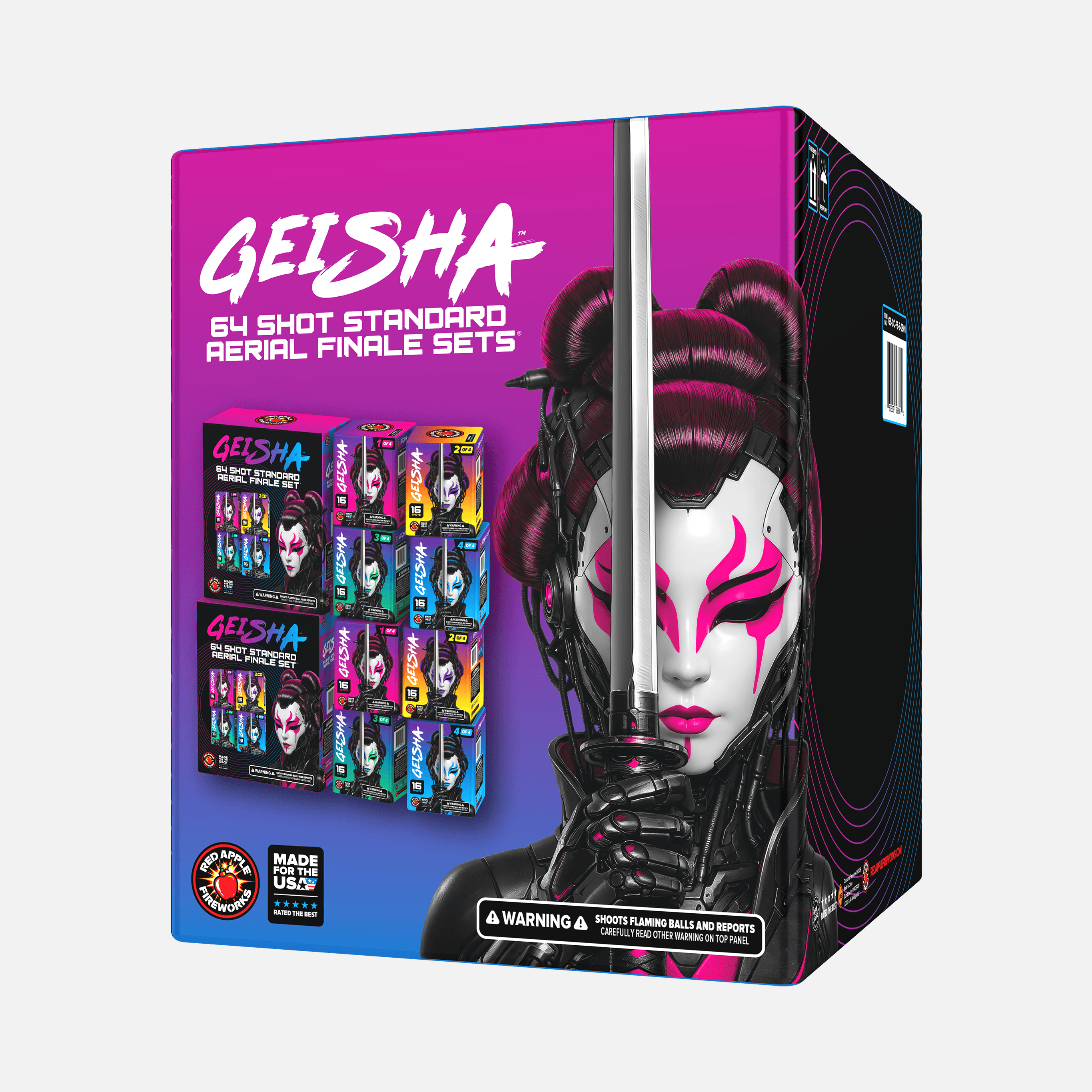 Geisha® 64 Shot Standard Aerial Finale Sets®