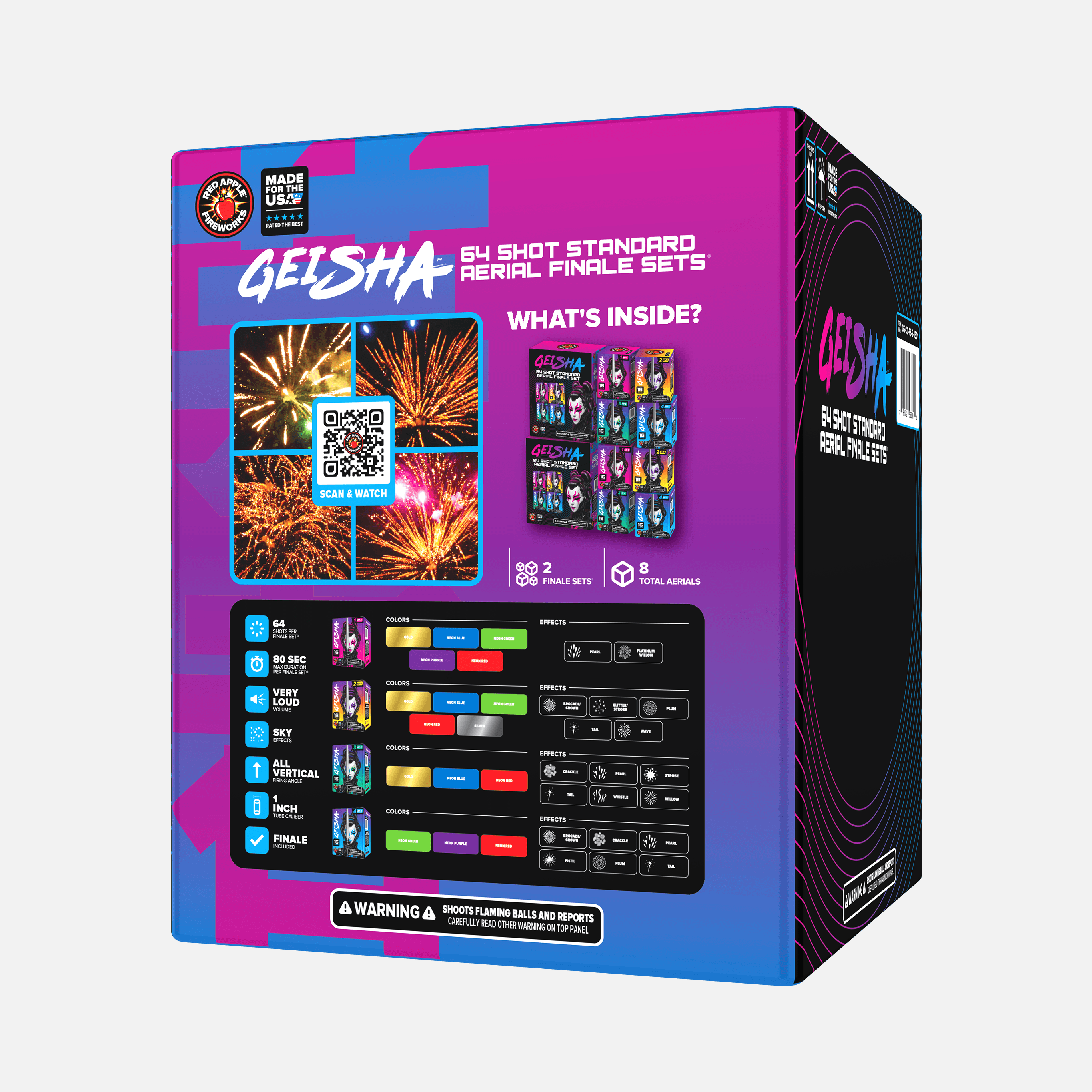 Geisha® 64 Shot Standard Aerial Finale Sets®