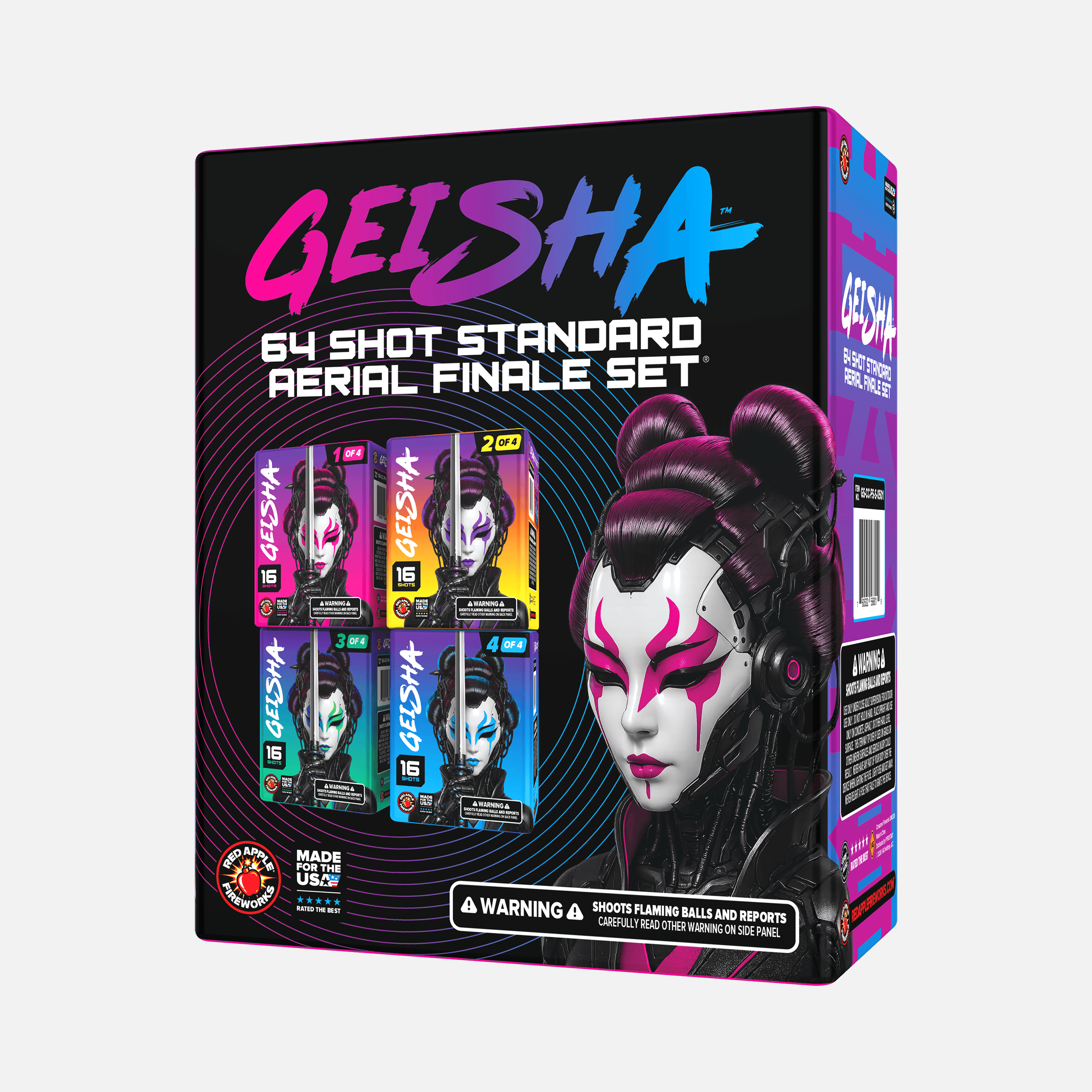 Geisha® 64 Shot Standard Aerial Finale Sets®