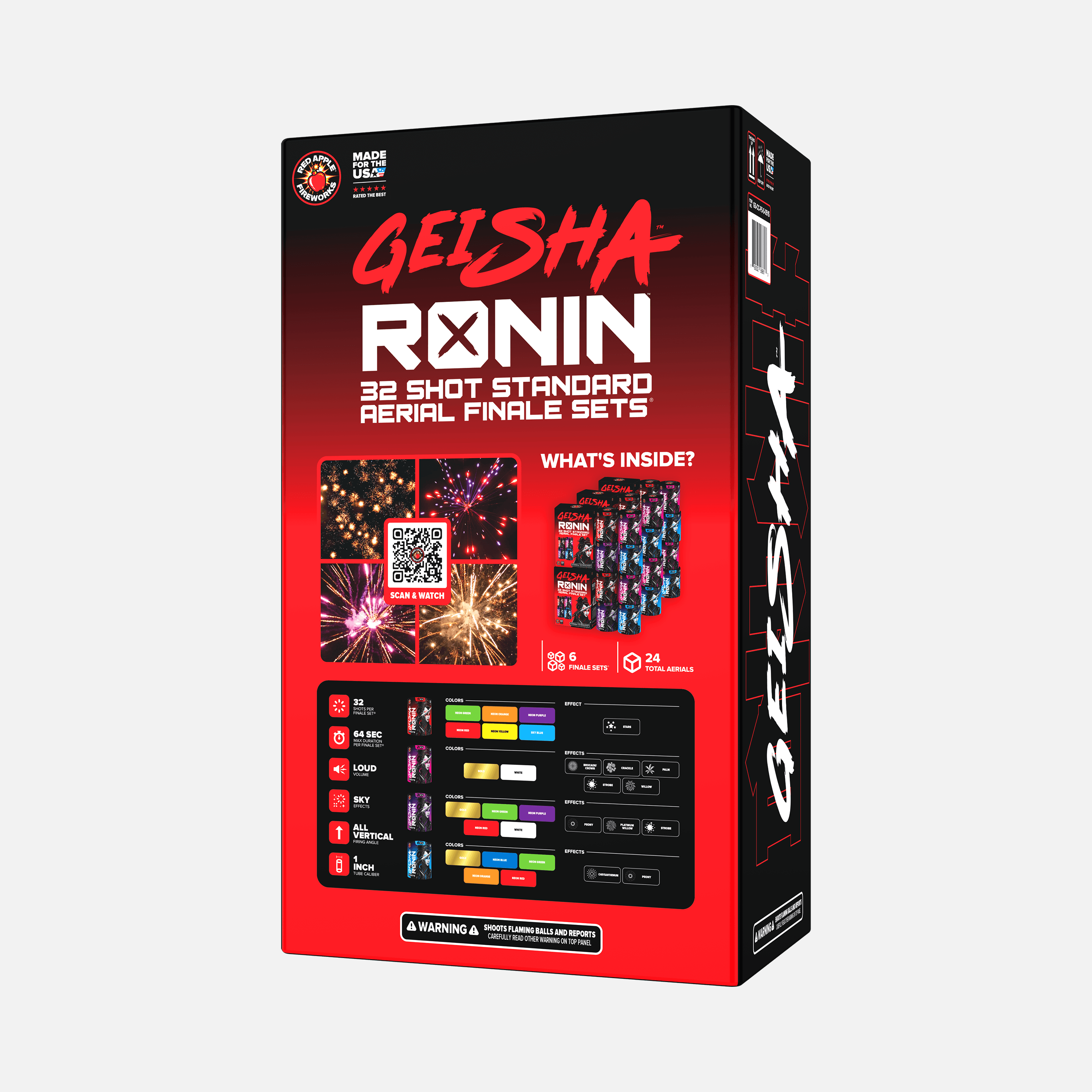 Geisha™ 32 Shot Standard Aerial Finale Sets