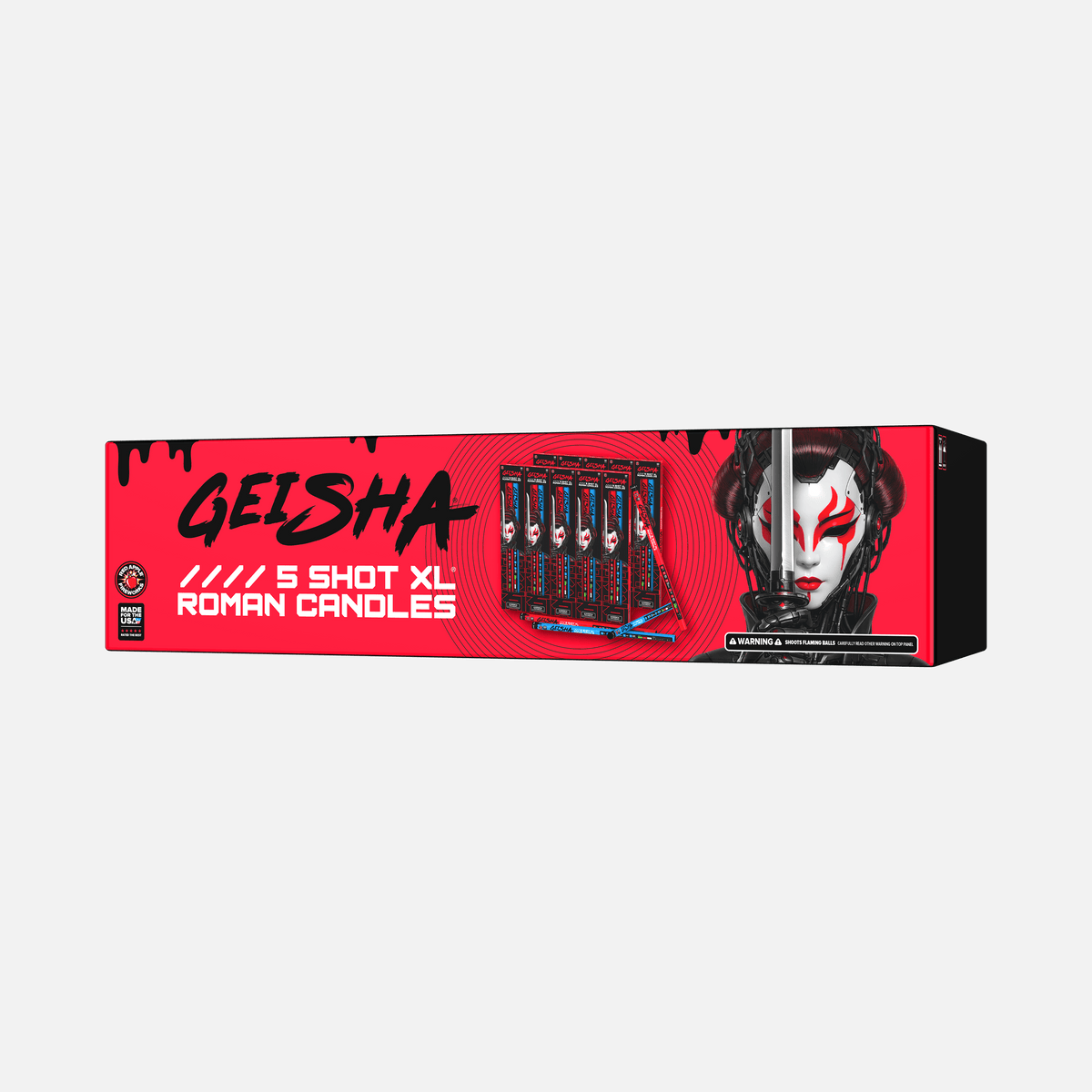 Geisha® 5 Shot XL® Roman Candles