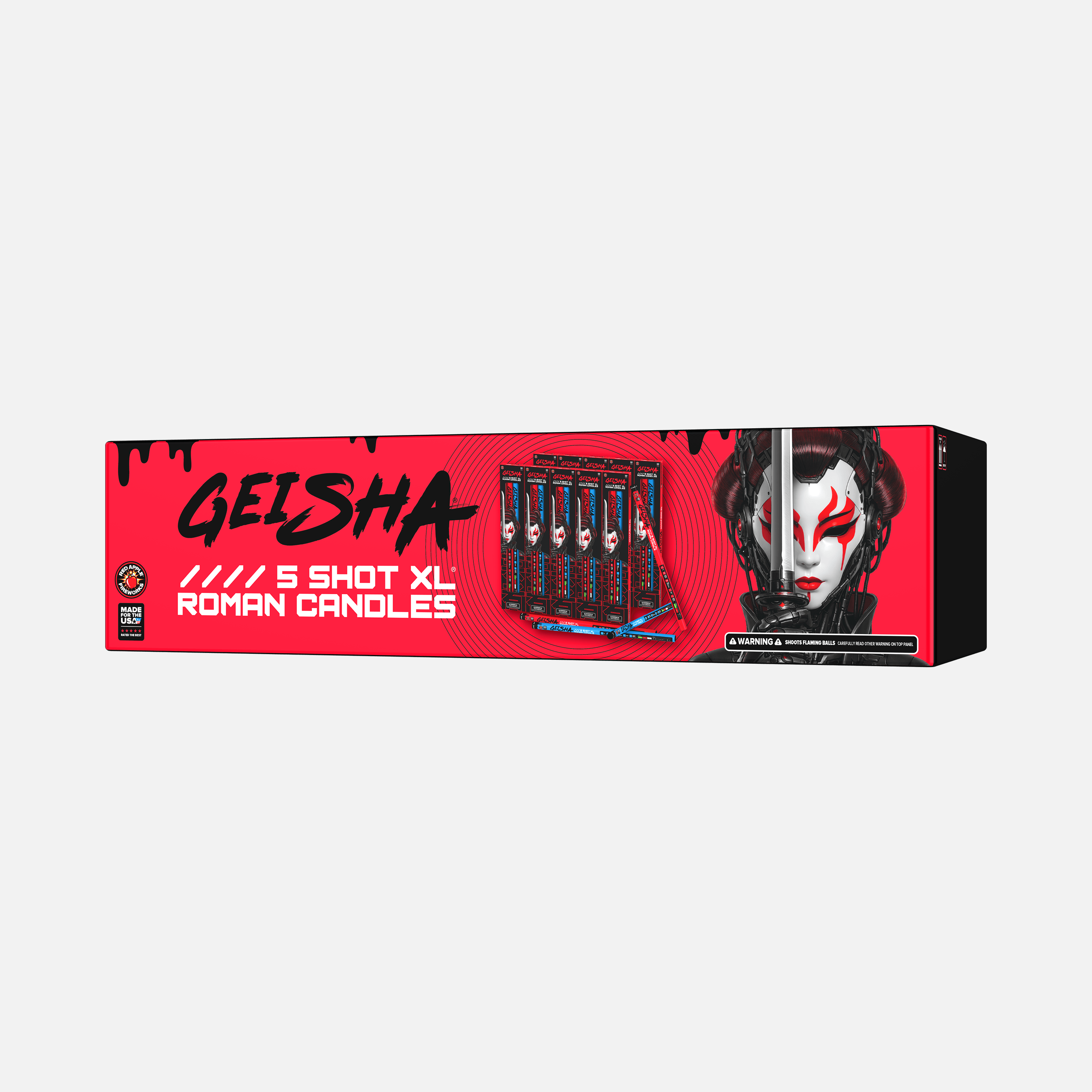 Geisha® 5 Shot XL® Roman Candles