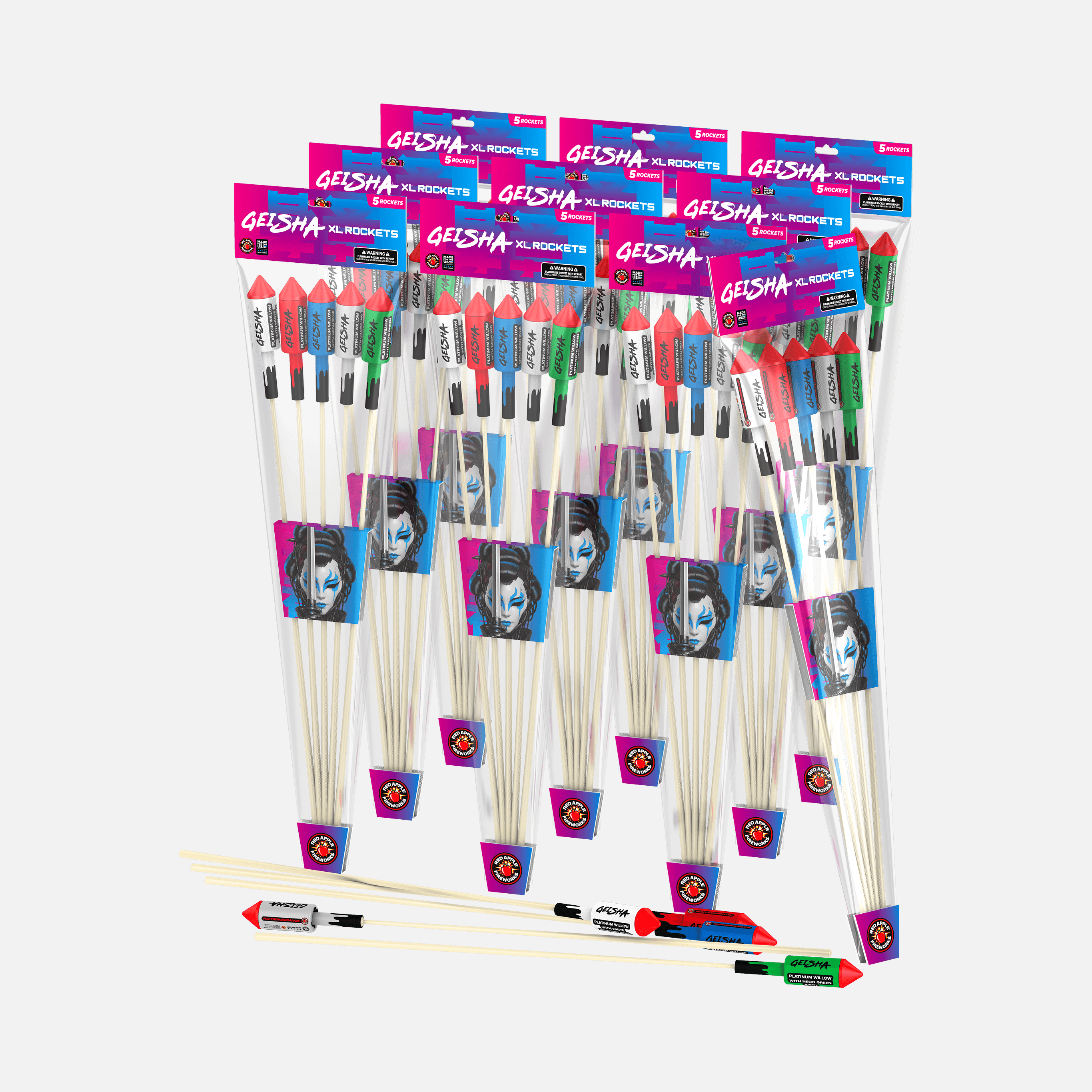 Geisha® XL® Rockets