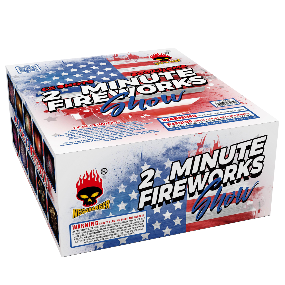 3 Minute Spectacular Show + 2 Minute Fireworks Show