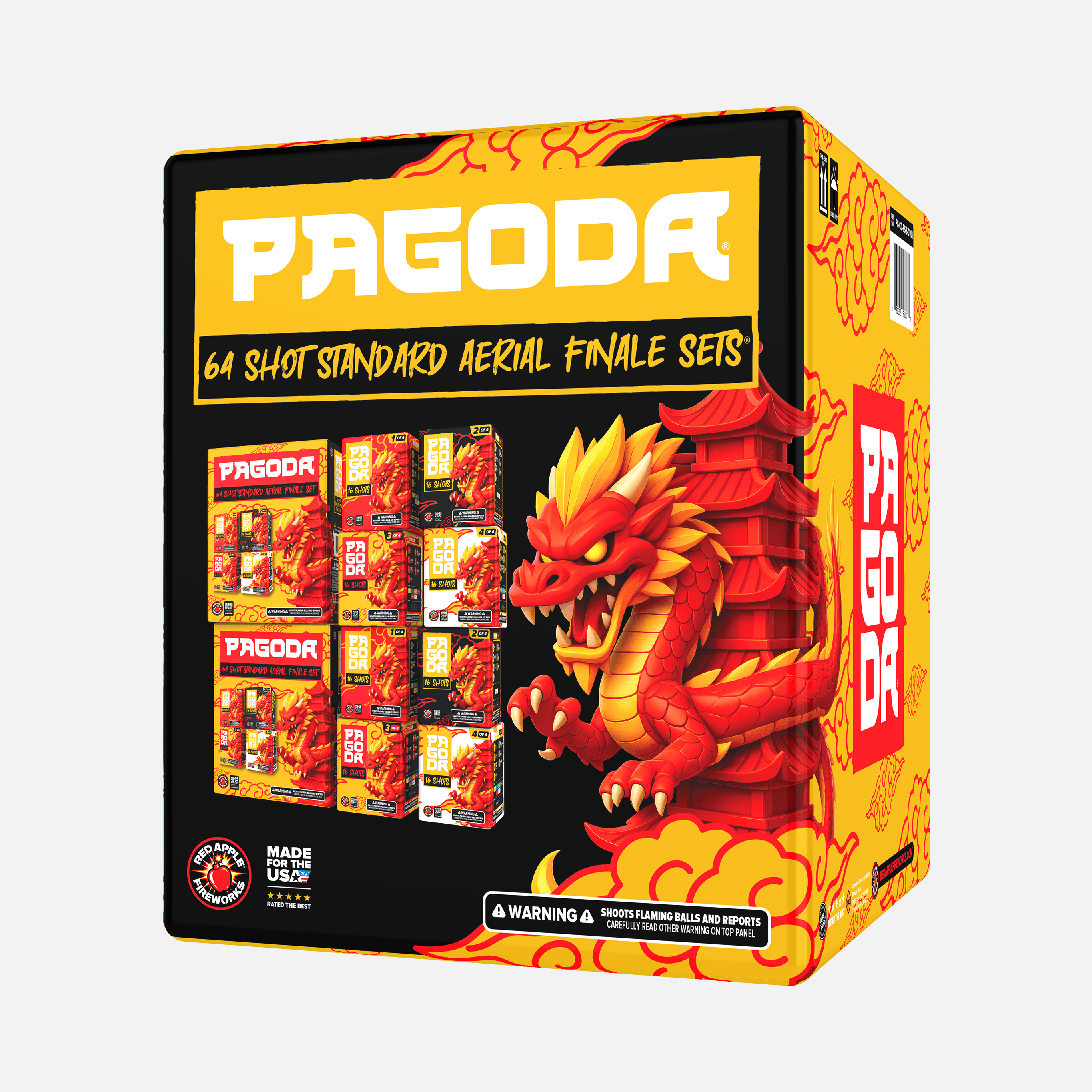 PAGODA® 64 Shot Standard Aerial Finale Sets®