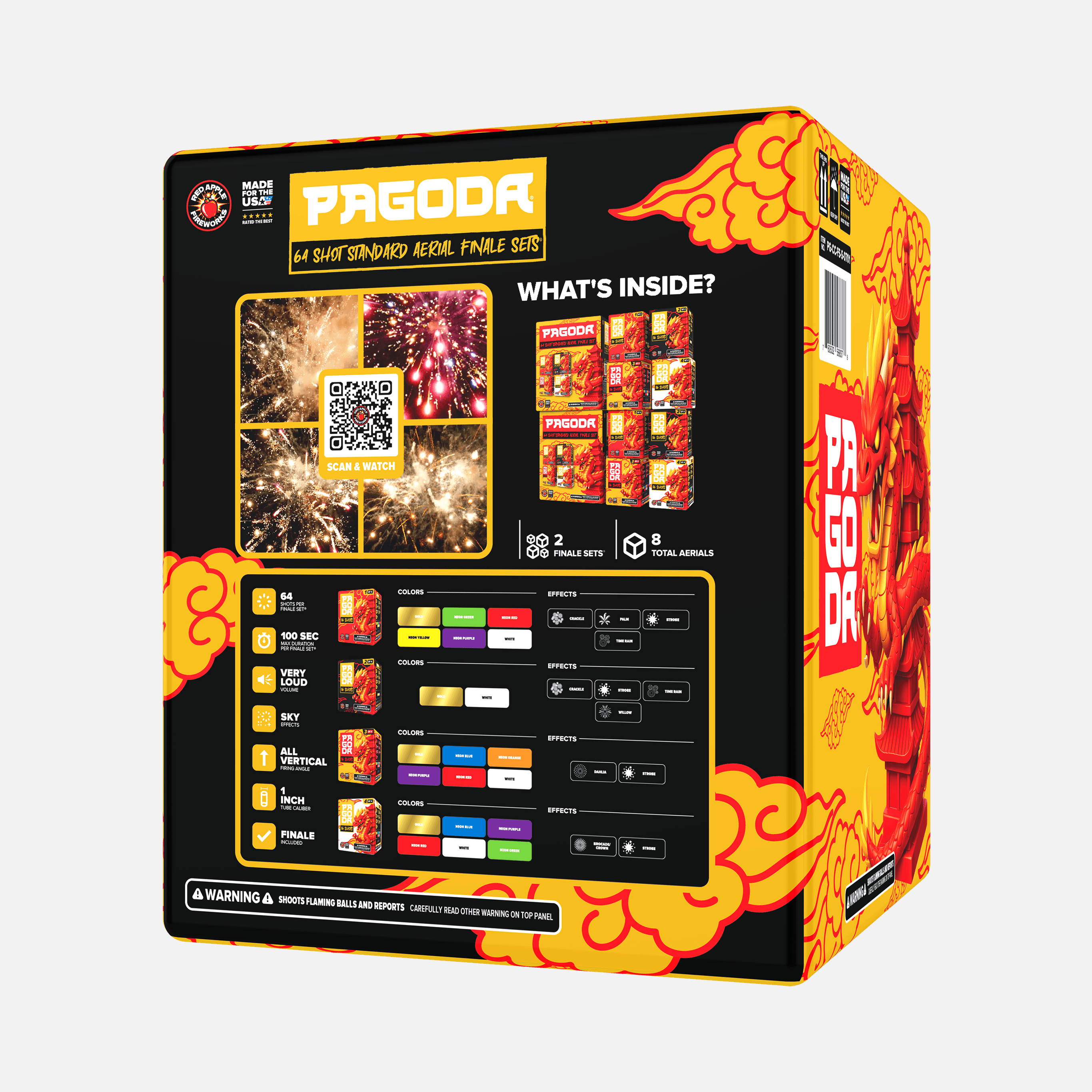 PAGODA® 64 Shot Standard Aerial Finale Sets®