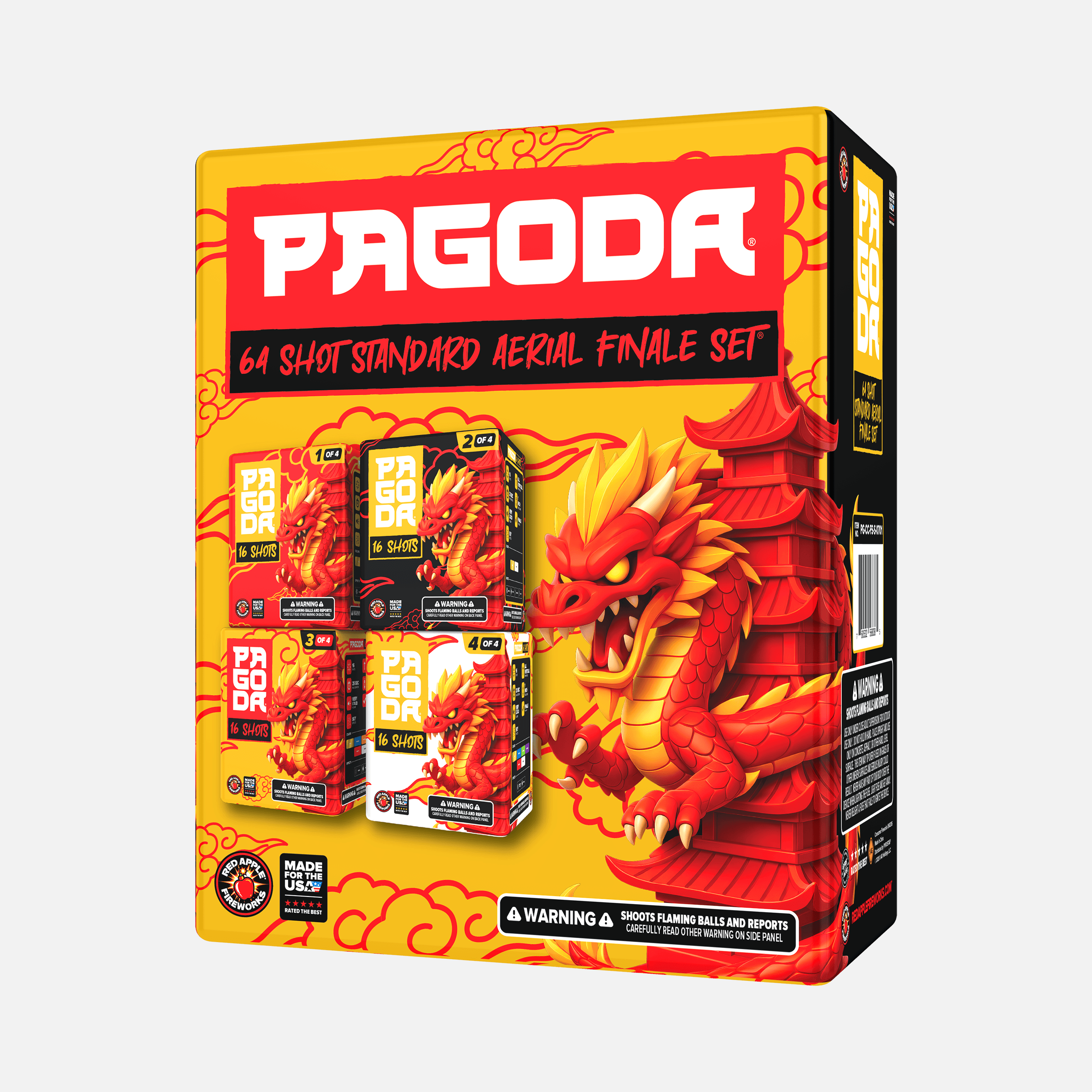 PAGODA® 64 Shot Standard Aerial Finale Sets®