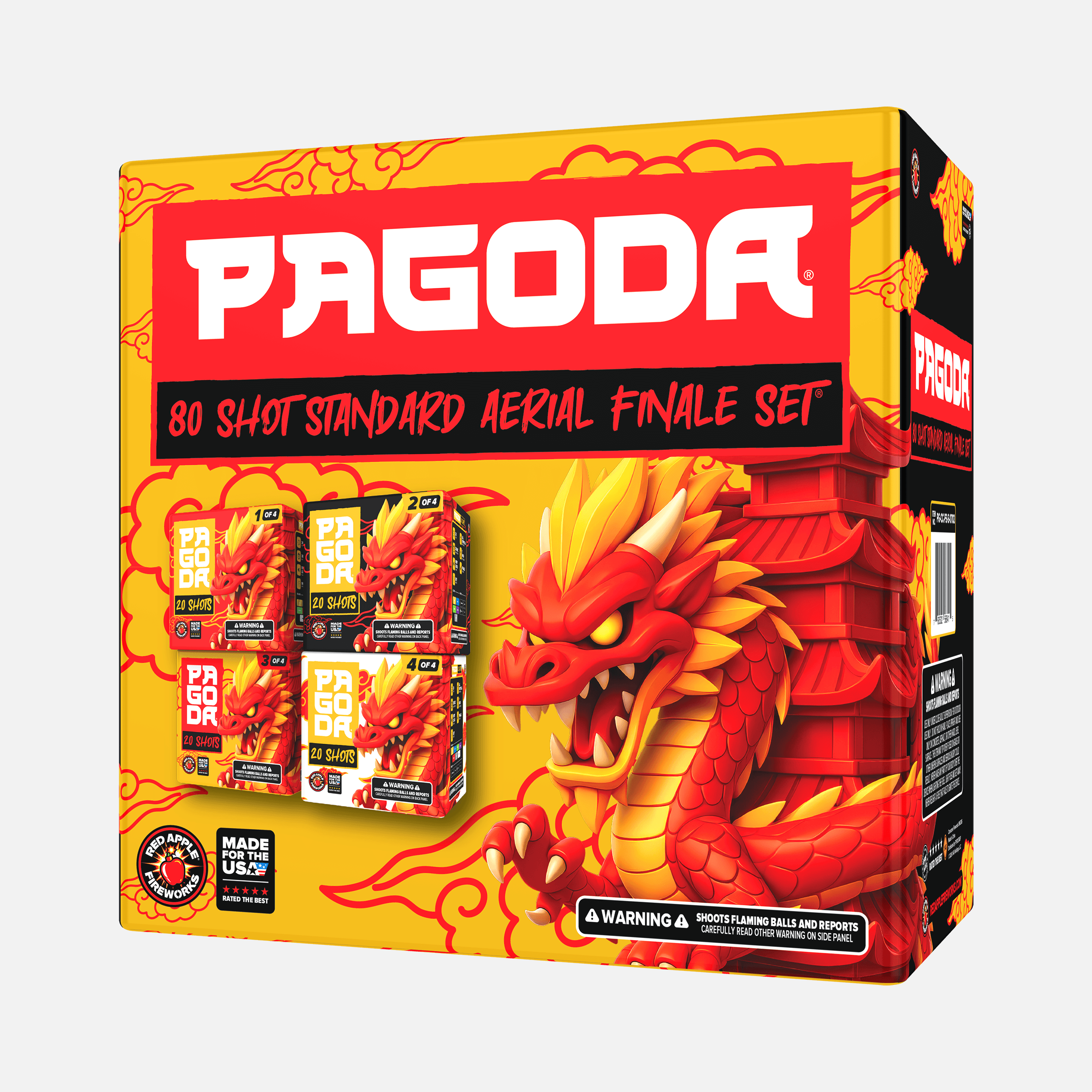 PAGODA® 80 Shot Standard Aerial Finale Sets®