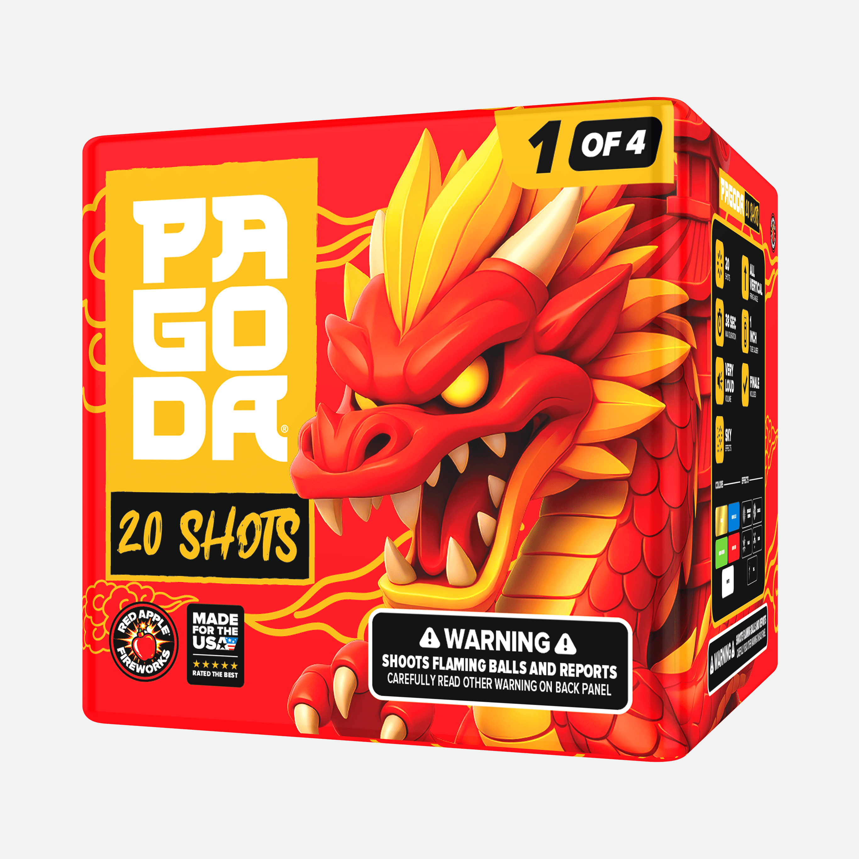 PAGODA® 80 Shot Standard Aerial Finale Sets®