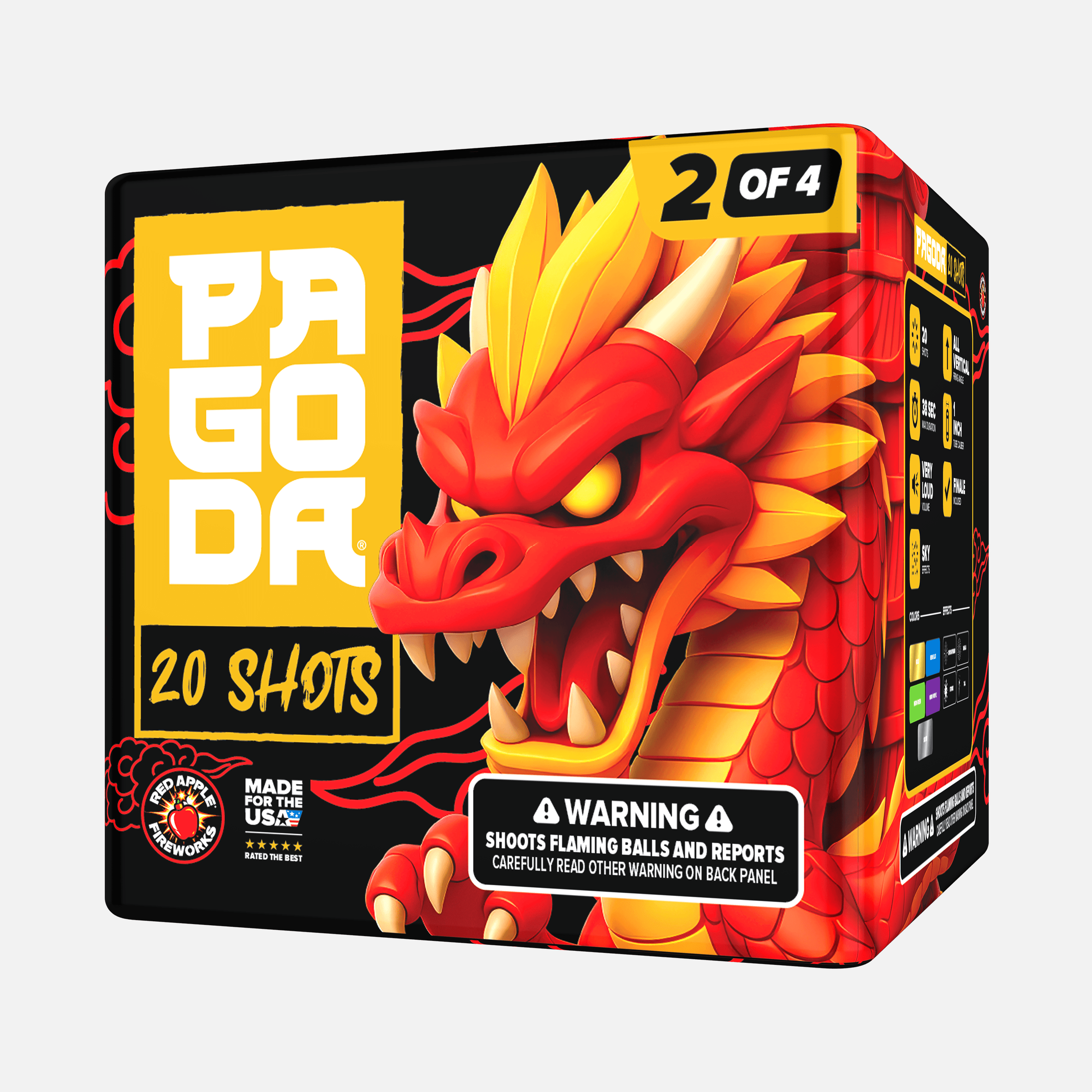 PAGODA® 80 Shot Standard Aerial Finale Sets®