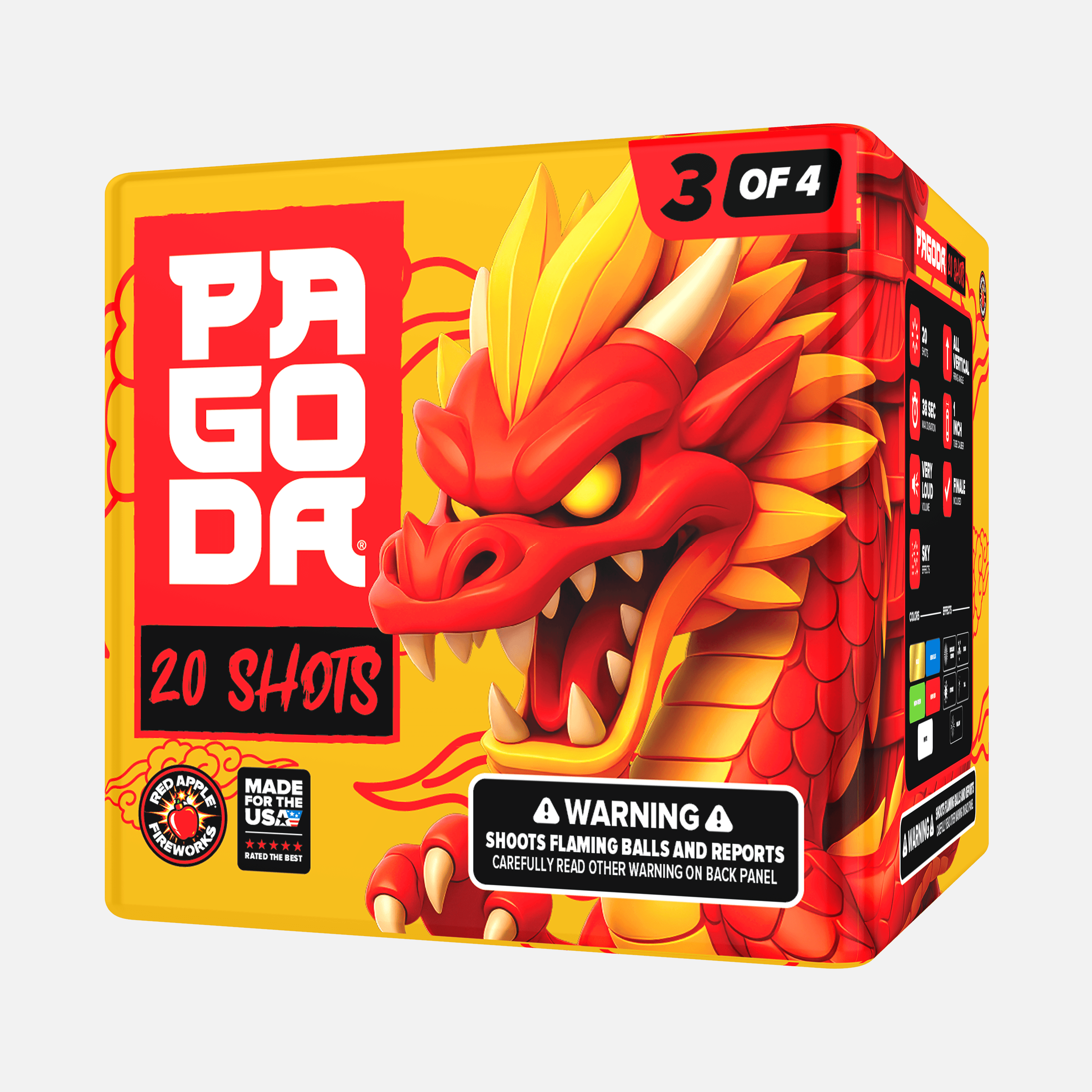 PAGODA® 80 Shot Standard Aerial Finale Sets®
