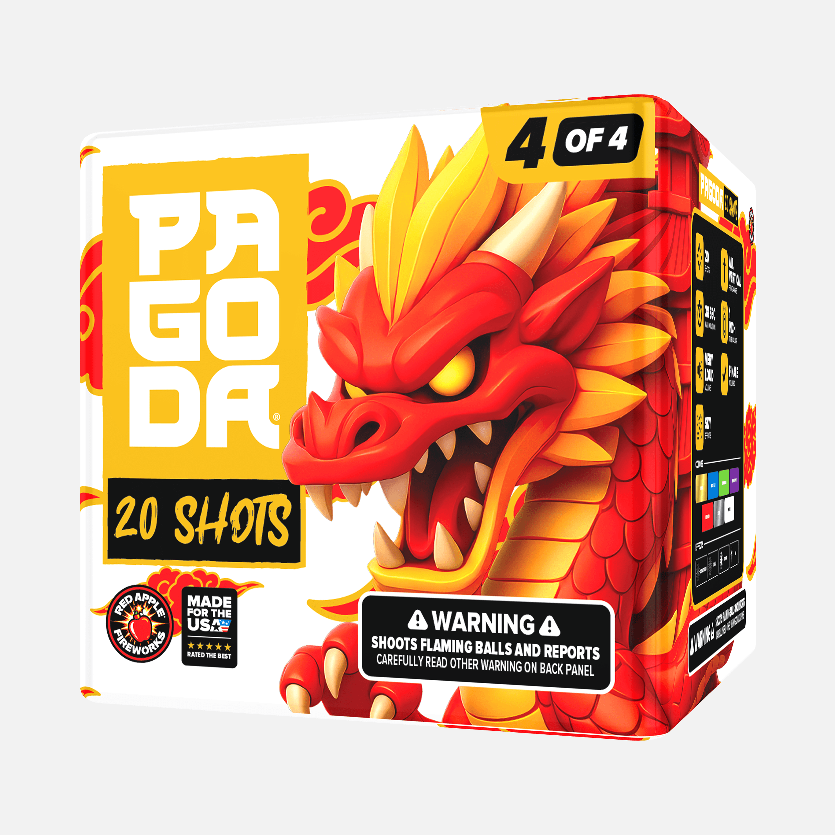 PAGODA® 80 Shot Standard Aerial Finale Sets®