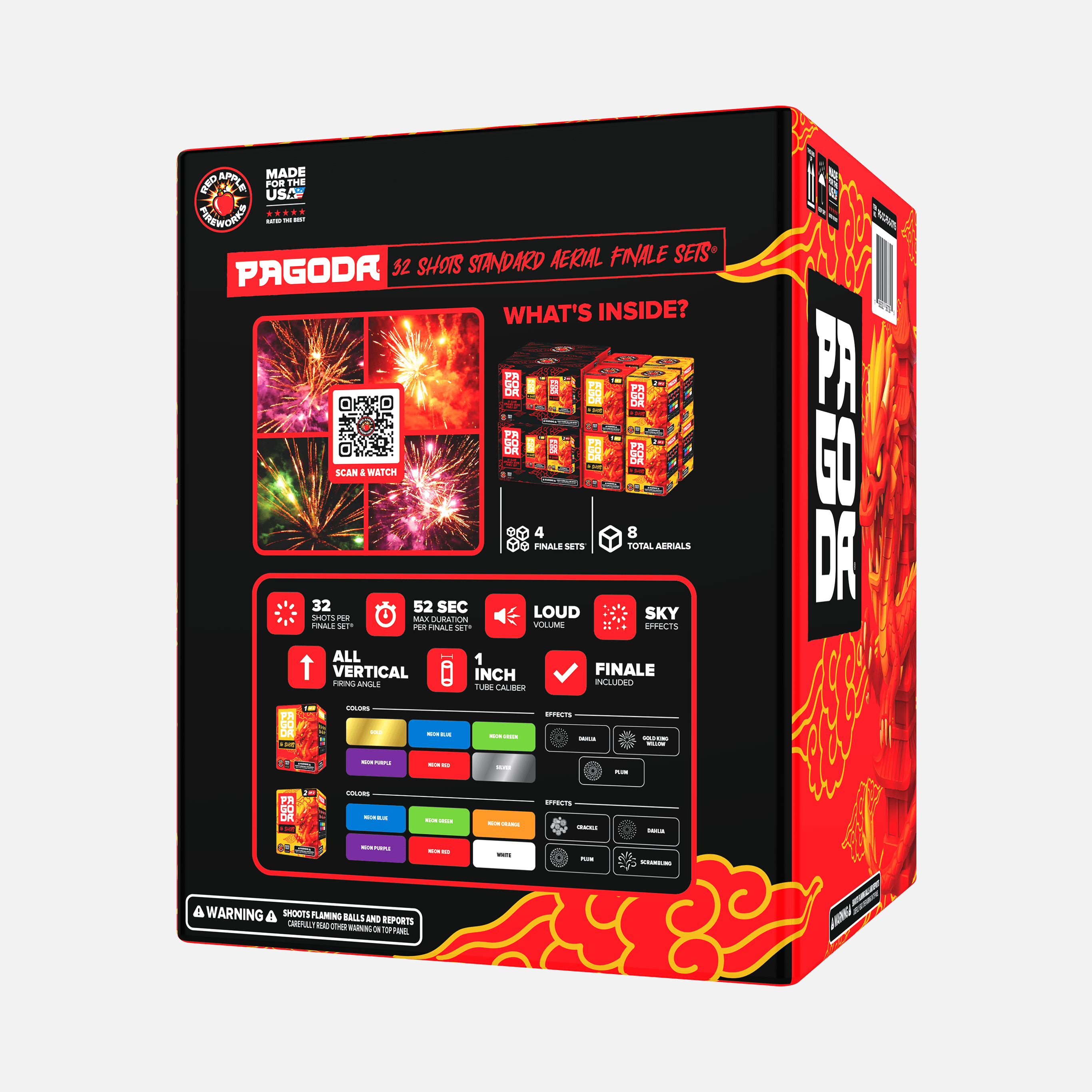 Pagoda® 32 Shots Standard Aerial Finale Sets®
