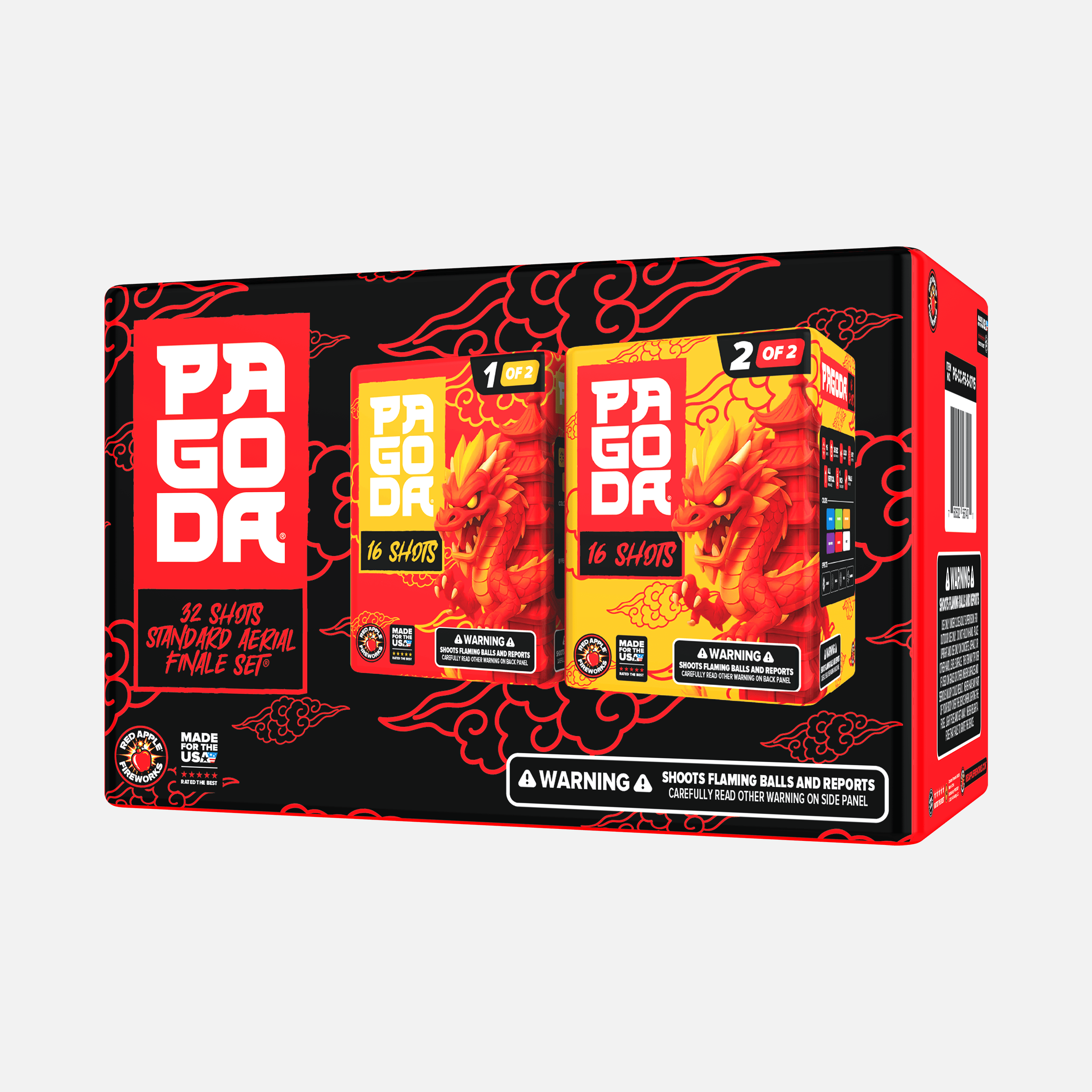 Pagoda® 32 Shots Standard Aerial Finale Sets®