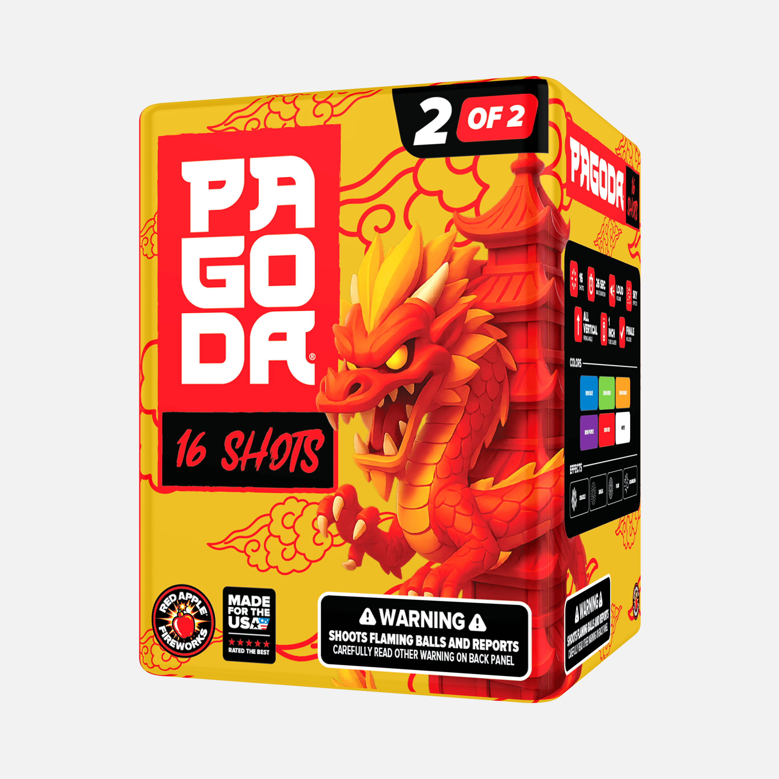 Pagoda® 32 Shots Standard Aerial Finale Sets®