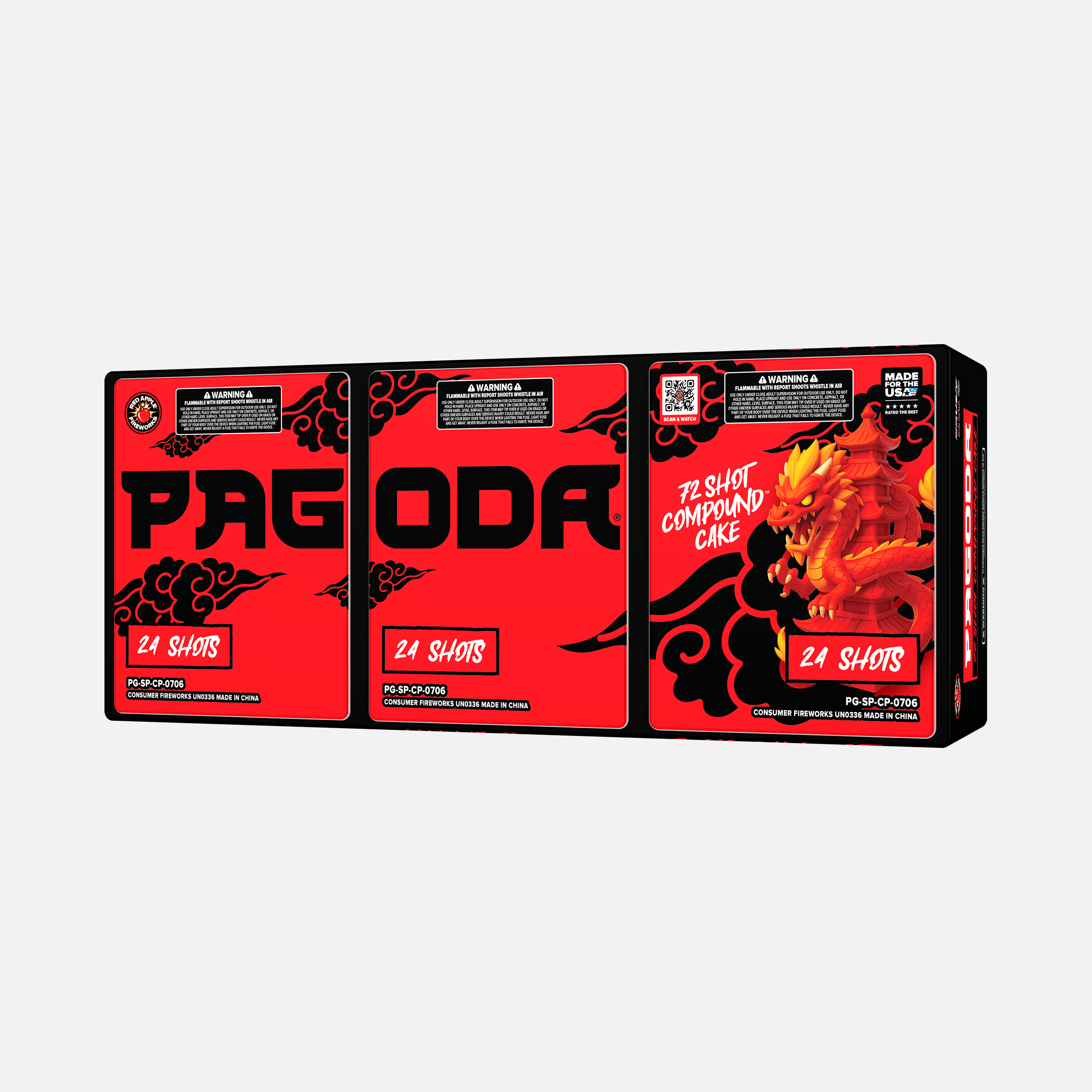 Pagoda® 72 Shot Compound™ Cake