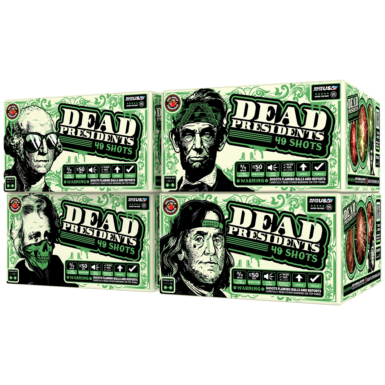 Buy Dead Presidents™ 196 Shot XL® Aerial Finale Set® Fireworks Online