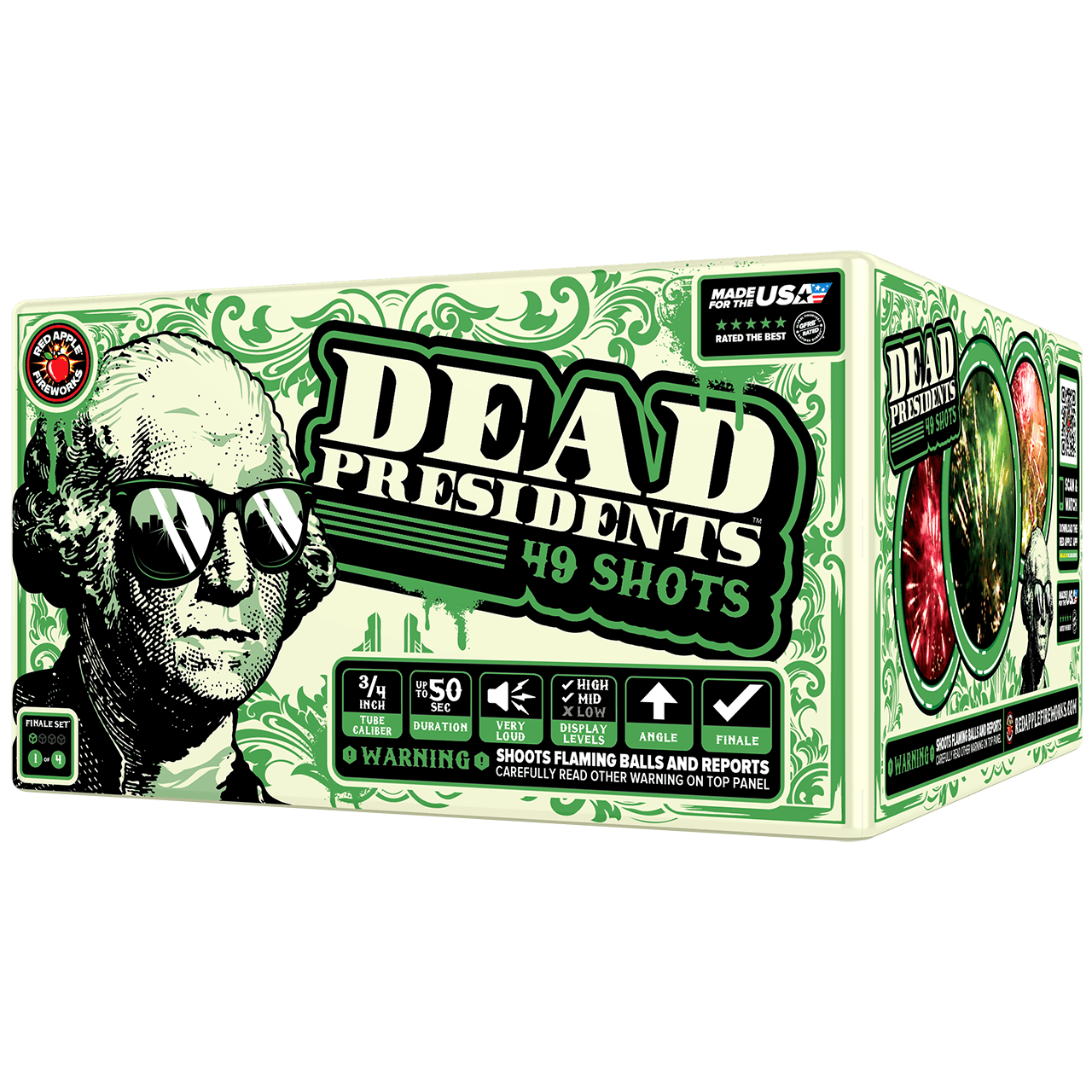 Dead Presidents™ 196 Shot XL® Aerial Finale Set® - Shop Now! – Red ...