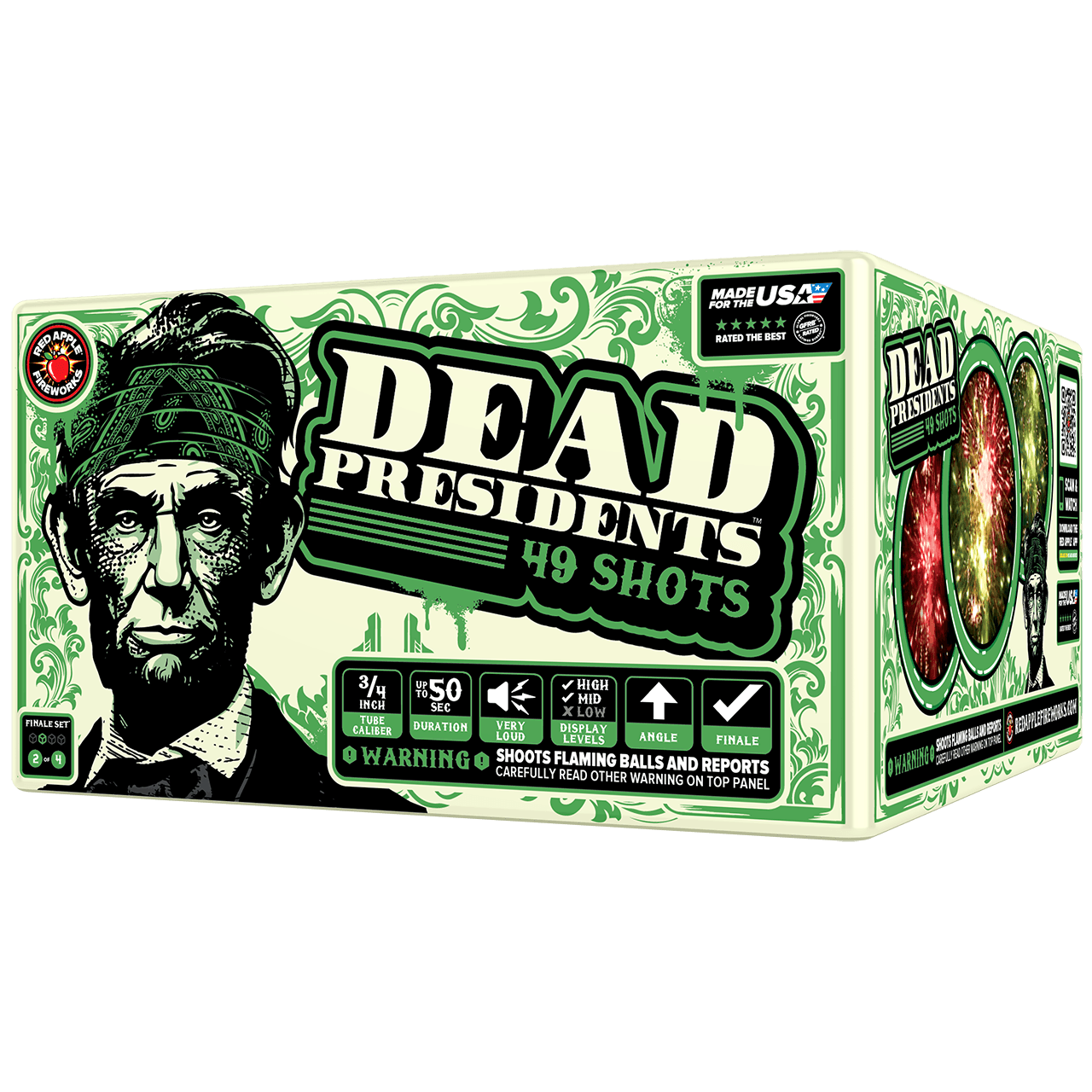 Dead Presidents™ 196 Shot XL® Aerial Finale Set® - Shop Now! – Red ...