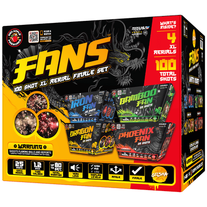 Fans™ 100-Shots XL® Aerial Finale Set®