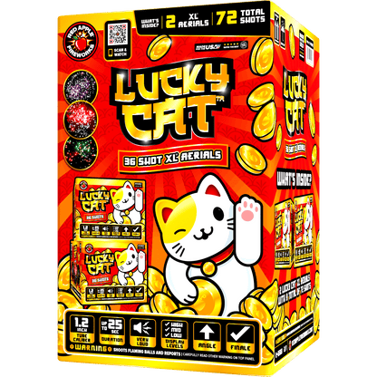 Lucky Cat™ 36-Shots XL® Aerials