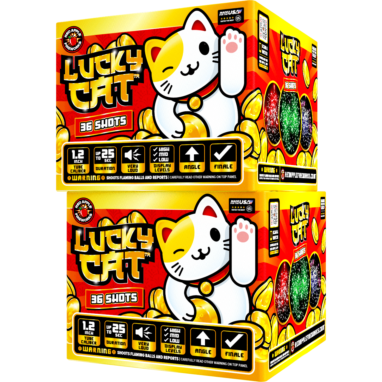 Lucky Cat™ 36-Shots XL® Aerials