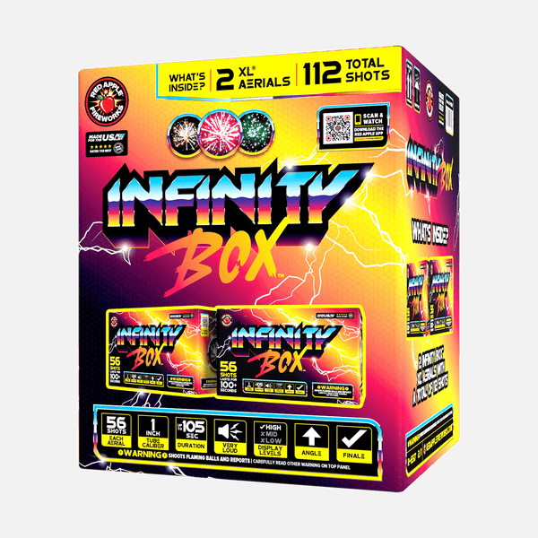 Buy Infinity Box™ 56-Shots XL® Aerial Fireworks Online