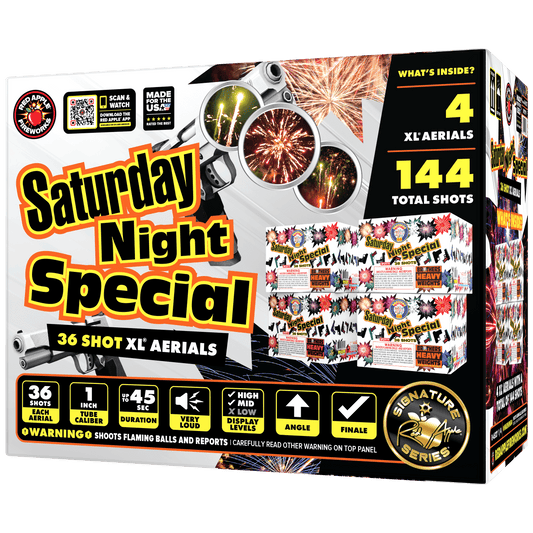 Saturday Night Special 36 Shots XL® Aerial by Brothers
