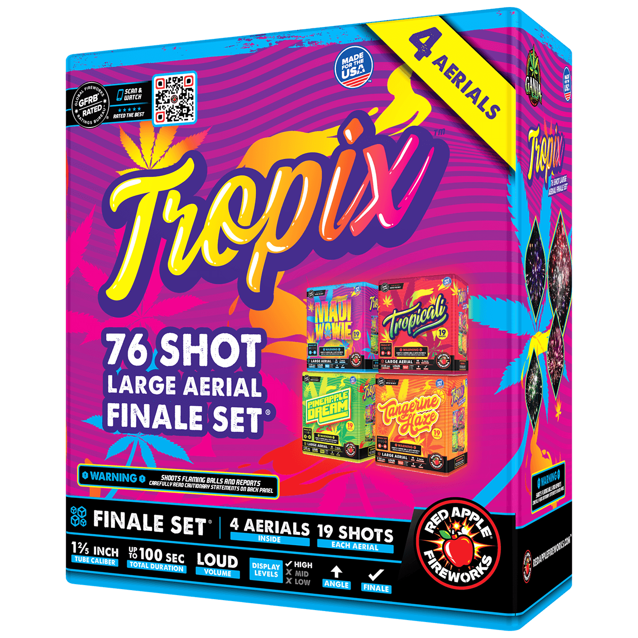 Tropix™ 76-Shots Standard Aerial Finale Set®