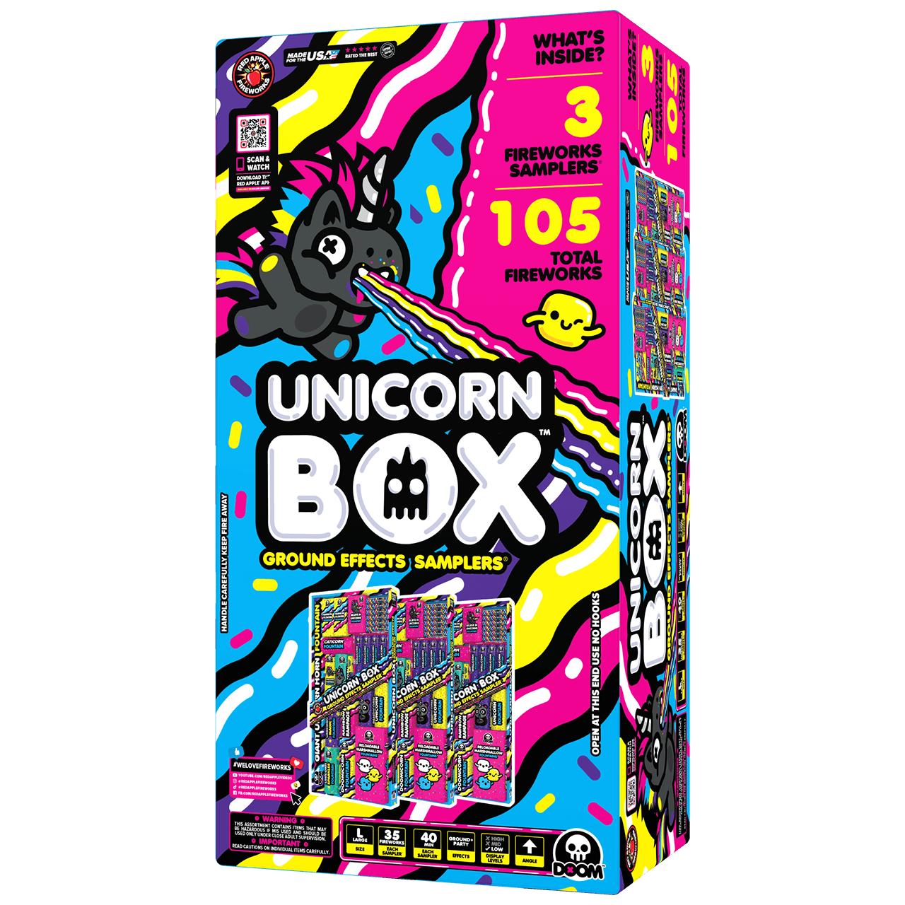 Unicorn® Box Fireworks Samplers®