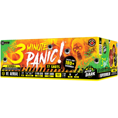 3 Minute Panic™ 77-Shots XL® Aerials
