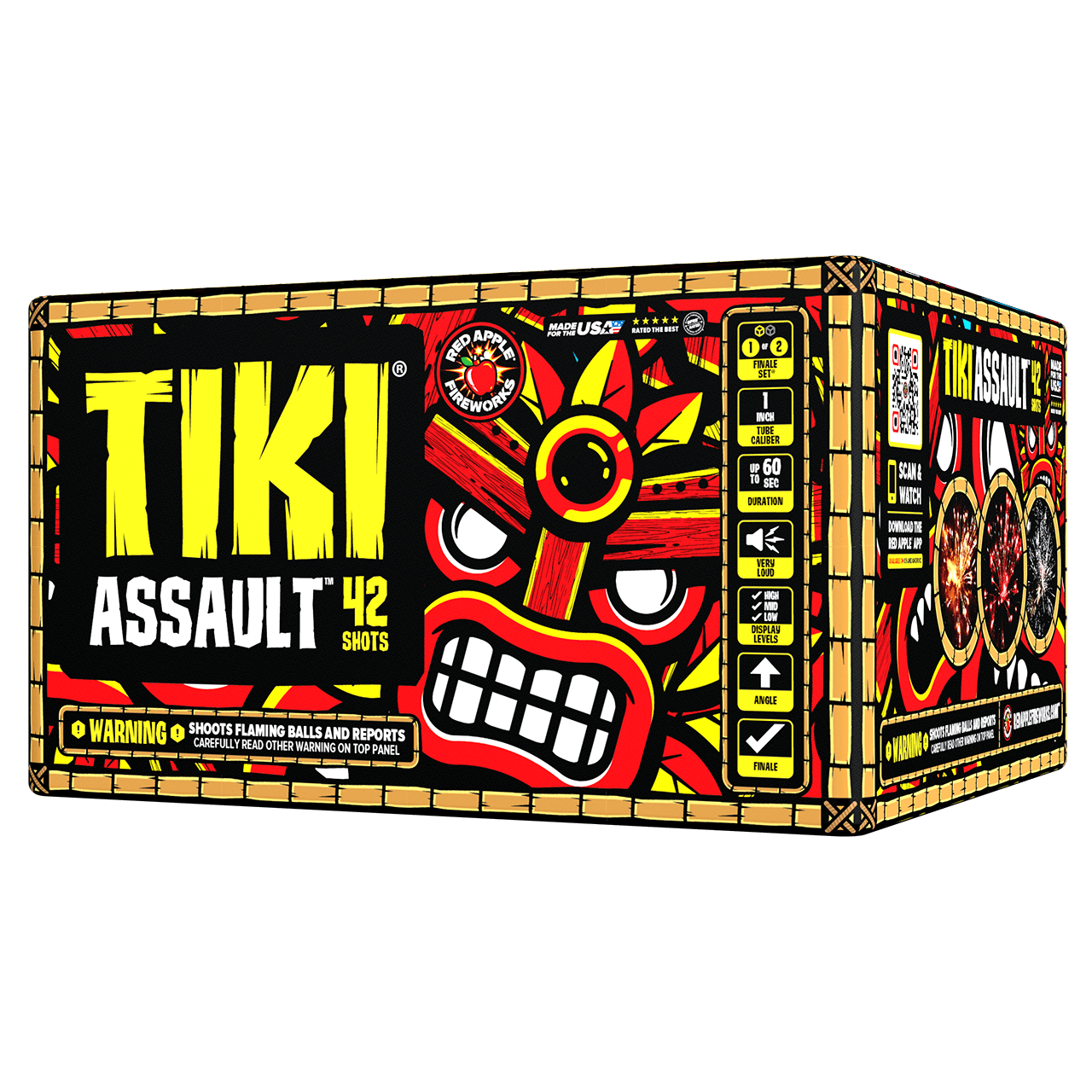 Tiki® Assault™ 84-Shots Large Aerial Finale Set®
