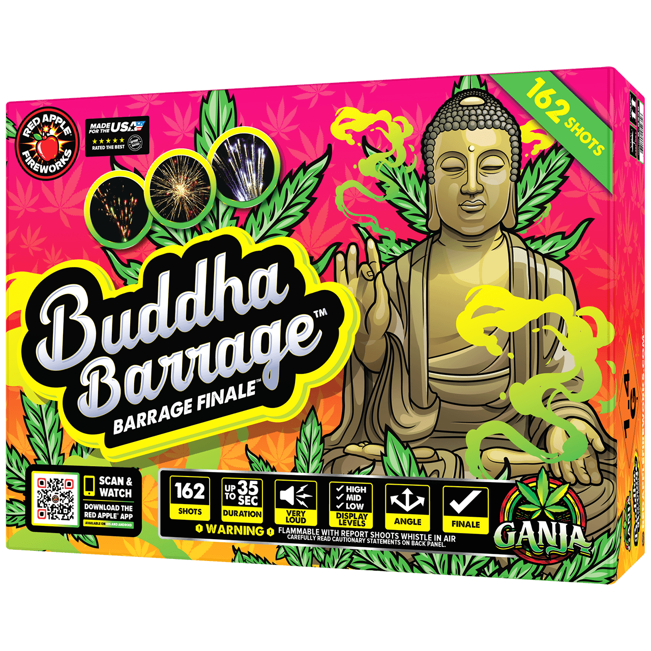 Buddha™ Barrage 162-Shots Barrage Finale
