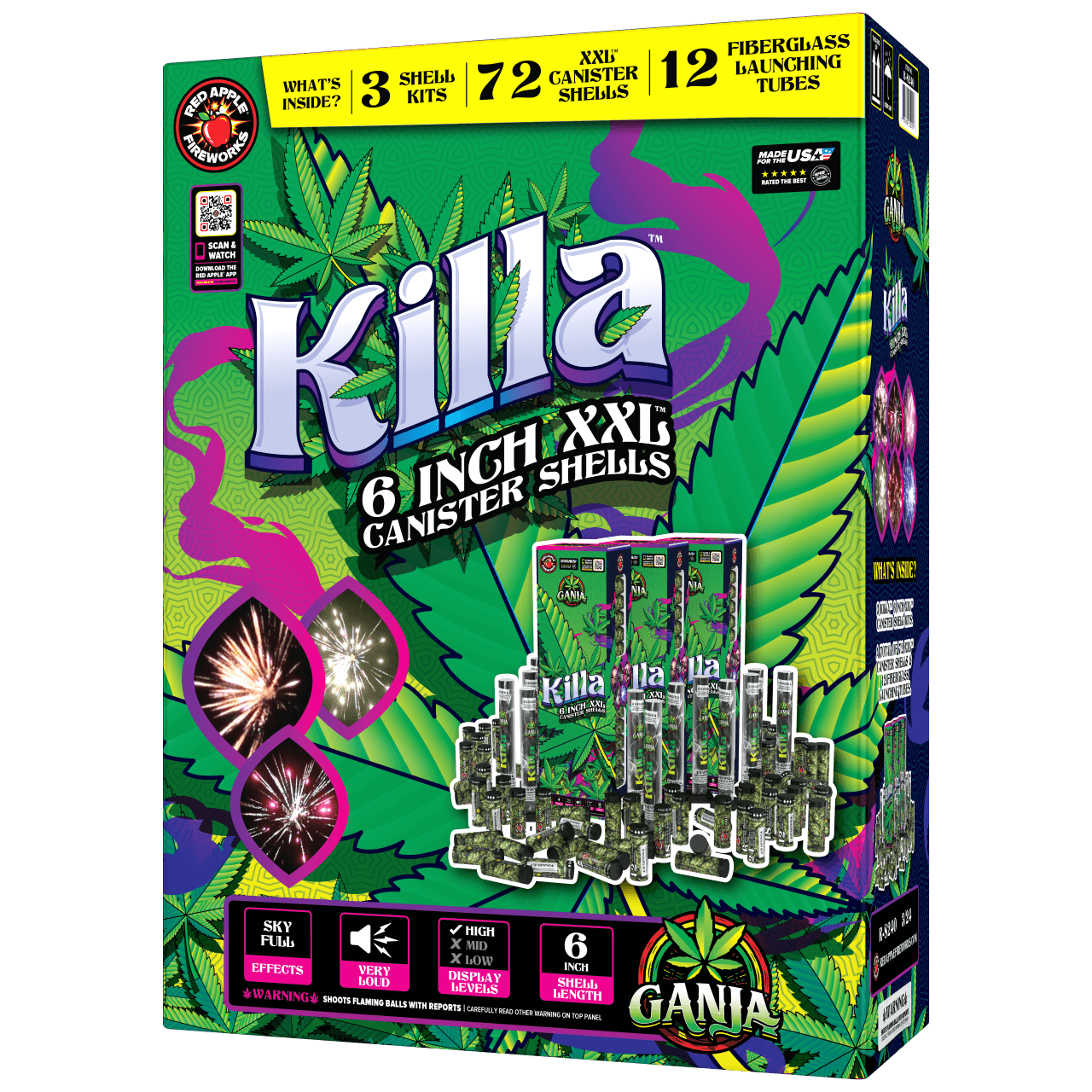 Ganja® Killa 6-Inch XXL™ Canister Shells