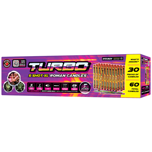 F-Zero® Turbo 5 Shots XL® Roman Candles