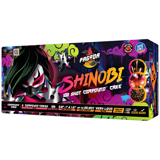 Shinobi™ 102-Shots Compound™ Cake