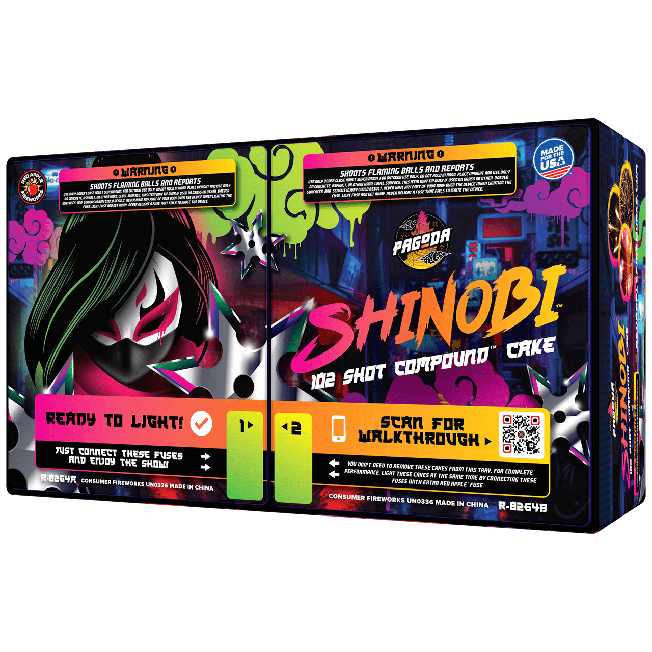 Shinobi™ 102-Shots Compound™ Cake