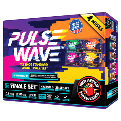 Pulse Wave™ 112-Shots Standard Aerial Finale Sets®