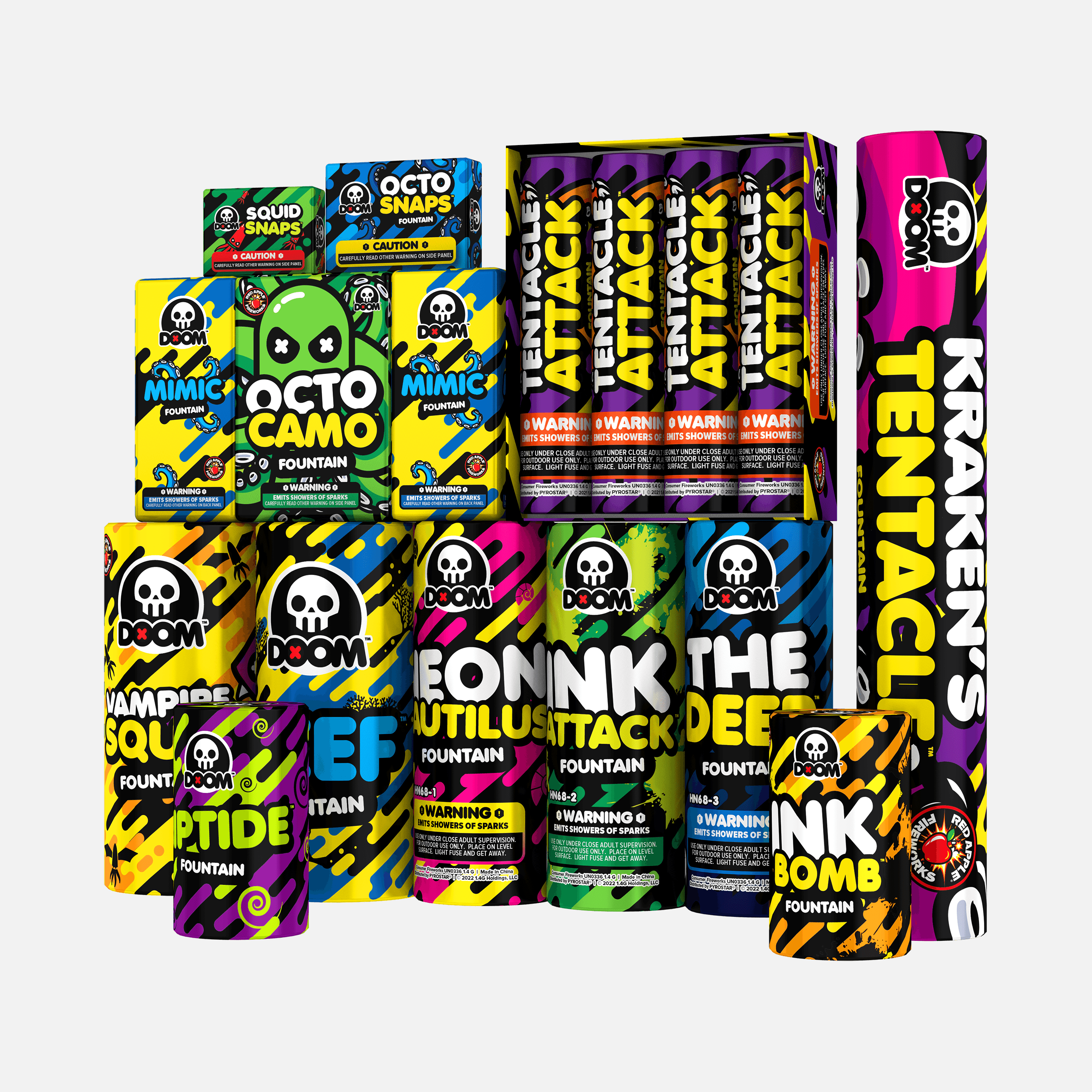 Buy Octo™ Box Fireworks Samplers® Fireworks Online