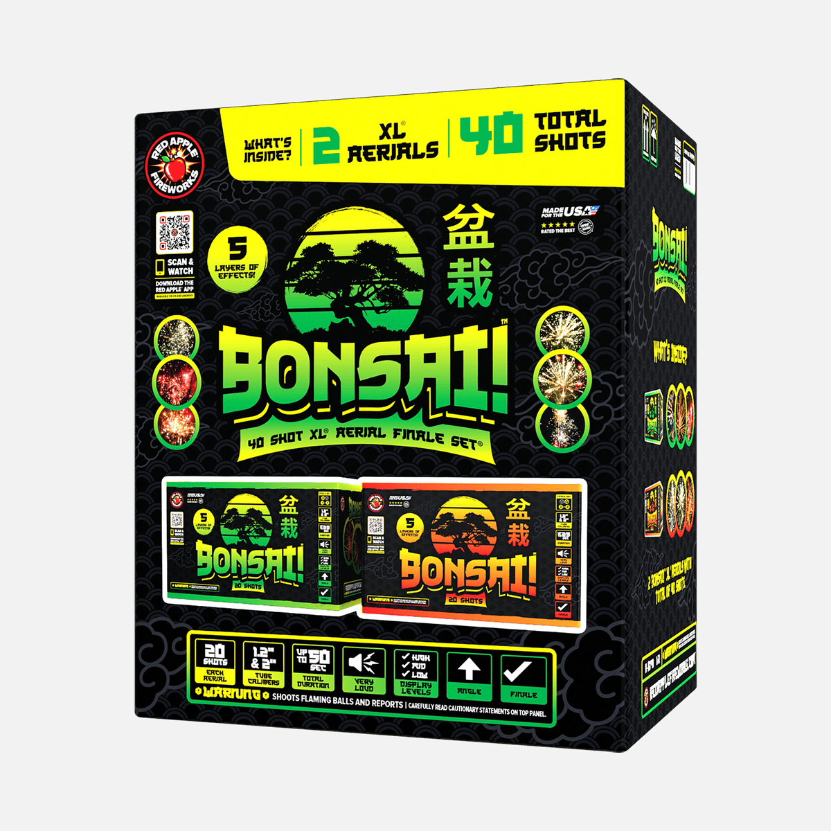 Buy Bonsai™ 40 Shots XL® Aerial Finale Set® Fireworks Online