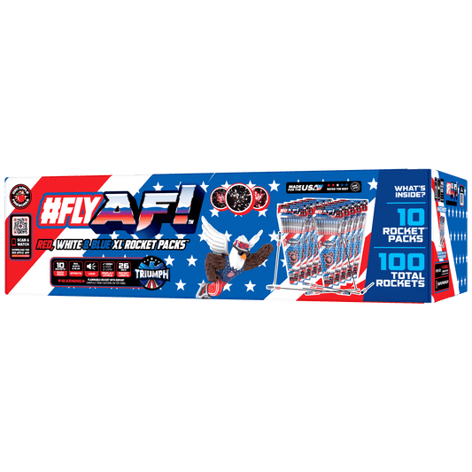 #flyAF™ Red, White & Blue XL® Rocket Packs